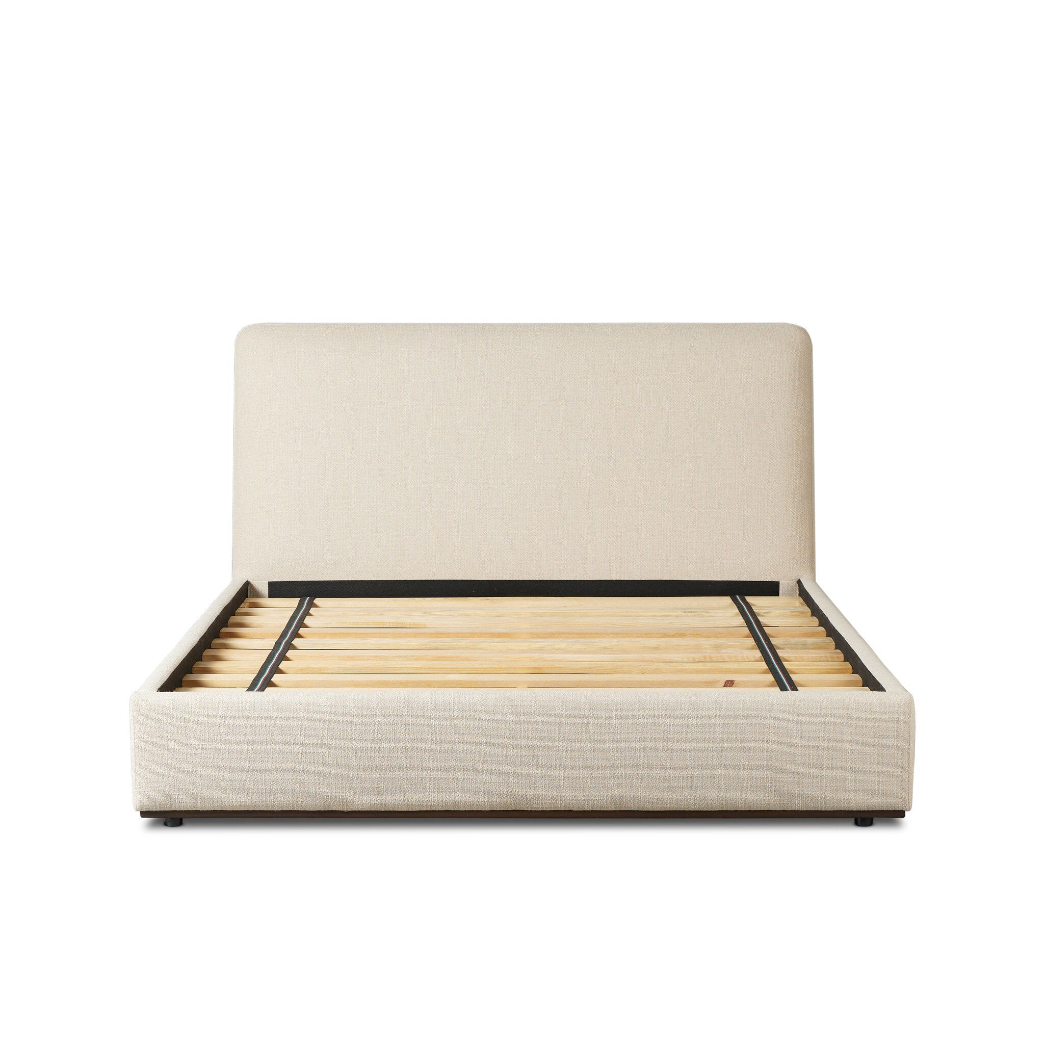 Four Hands Colt Platform Bed — Irving Flax-Aged Sienna-King