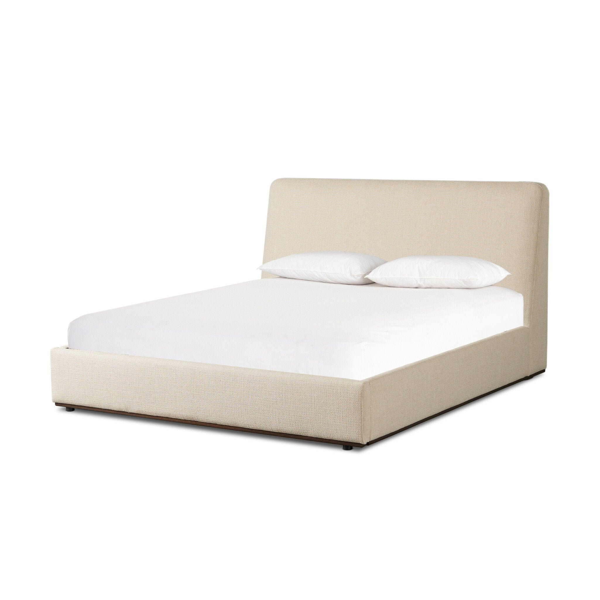 Four Hands Colt Platform Bed — Irving Flax-Aged Sienna-King