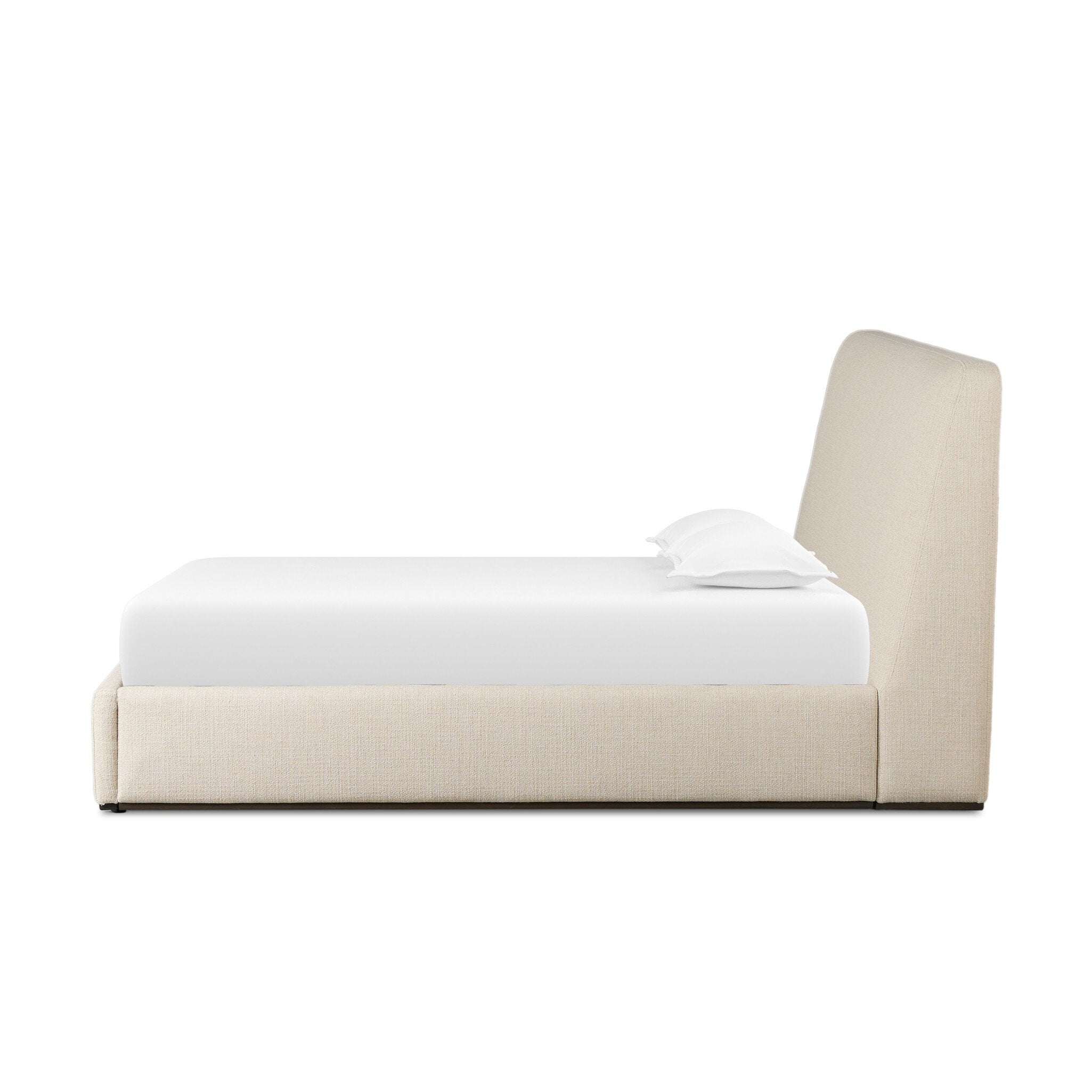 Four Hands Colt Platform Bed — Irving Flax-Aged Sienna-King