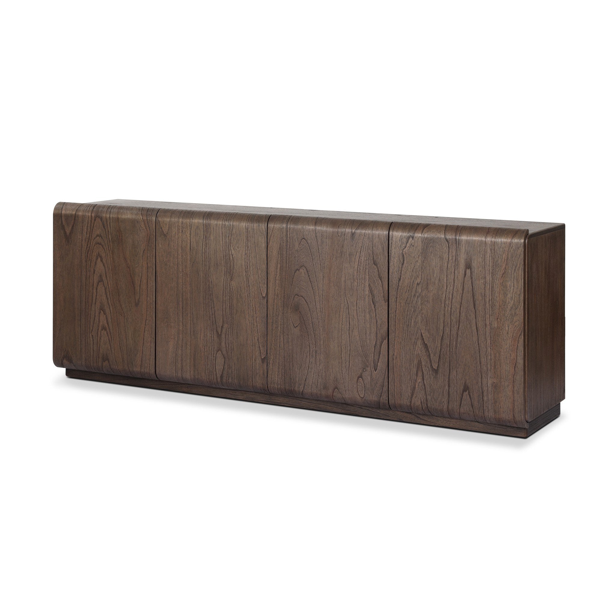 Four Hands Arlet Sideboard — Stained Saddle Brown Mindi Veneer-Stained Saddle Brown Mindi