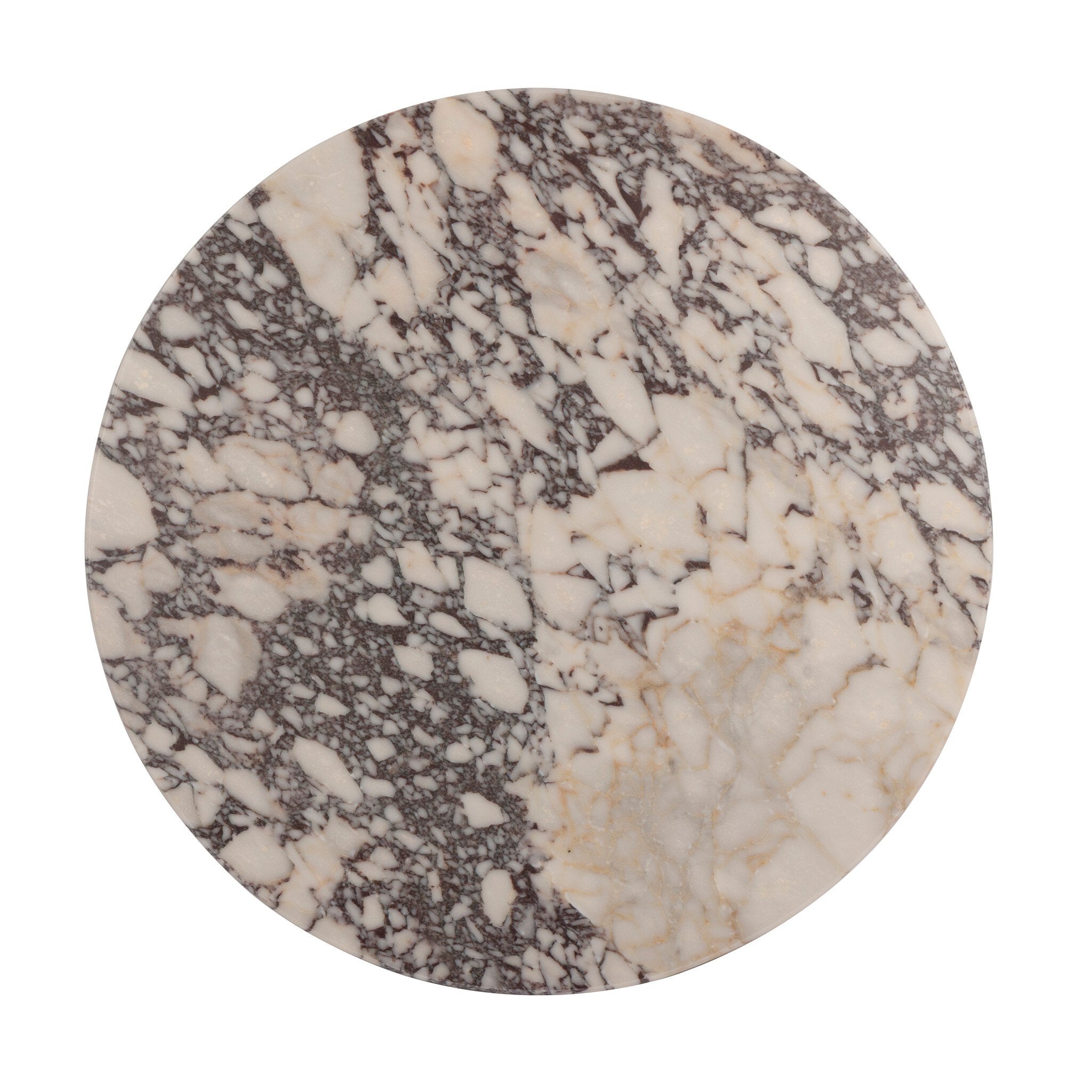 Four Hands Lino Dining Table — Calacatta Viola Marble-Espresso Oak
