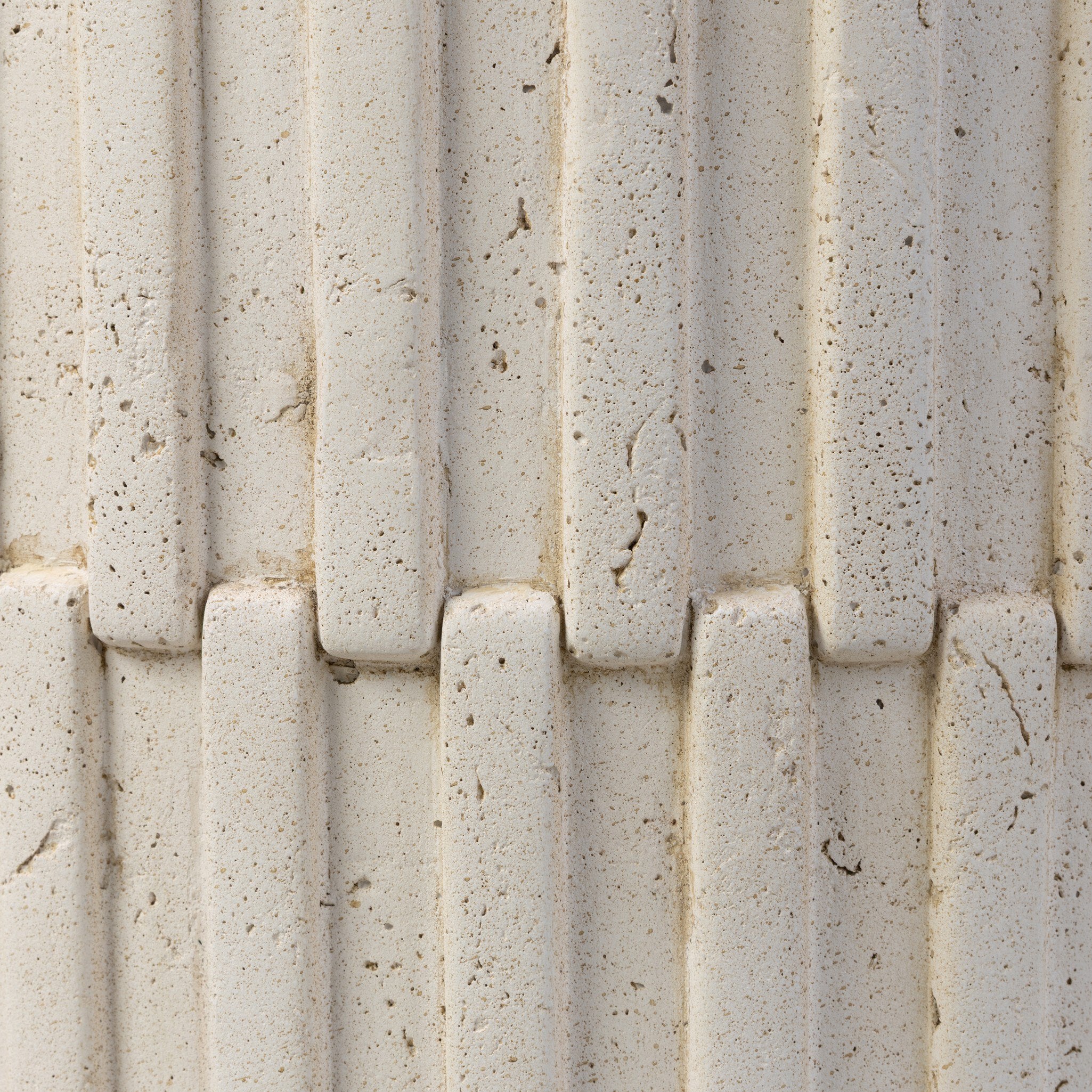Four Hands Callisto Outdoor End Table — Aged White Concrete