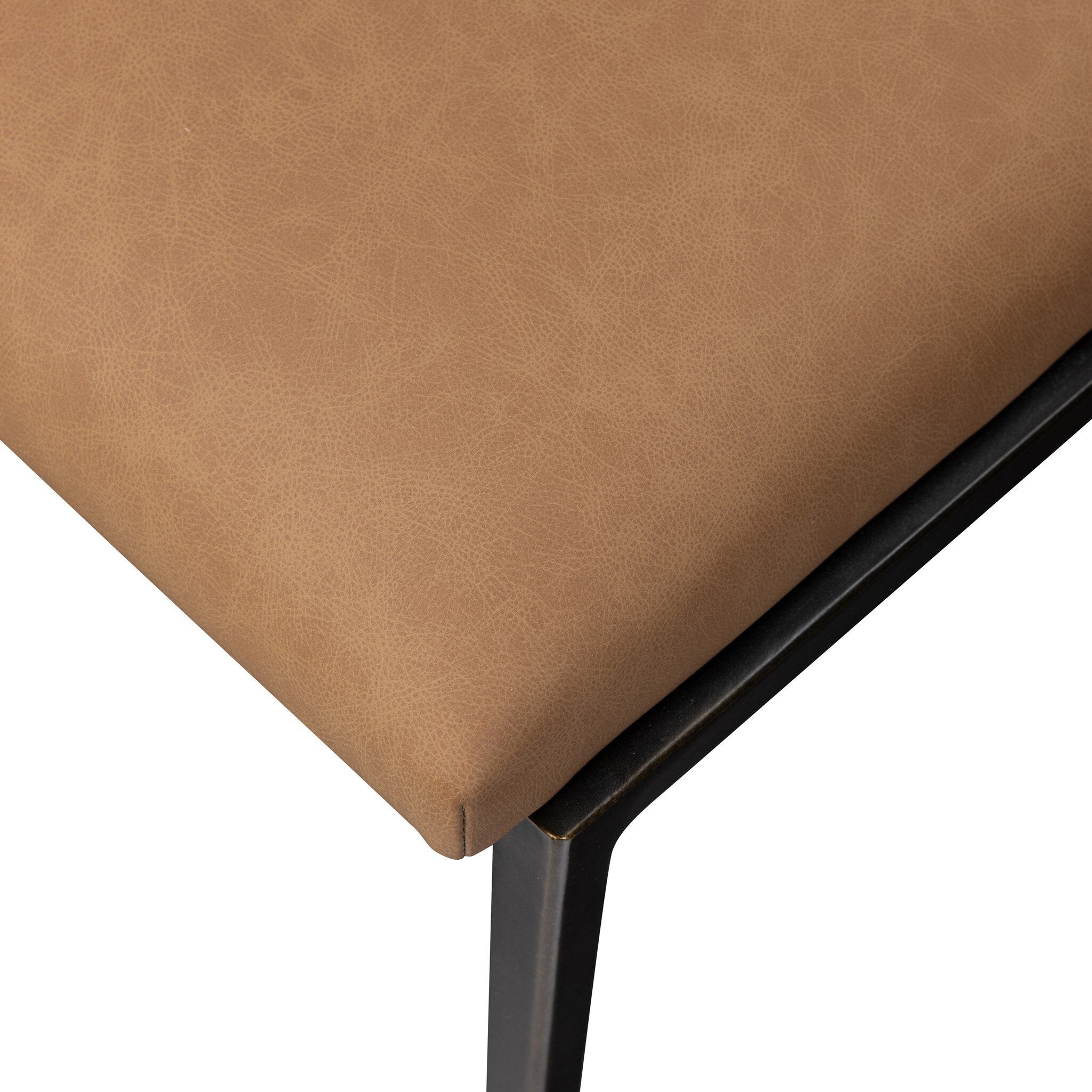 Four Hands Somerson Dining Chair — Maestro Camel-Burnished Bronze-Aged Brass