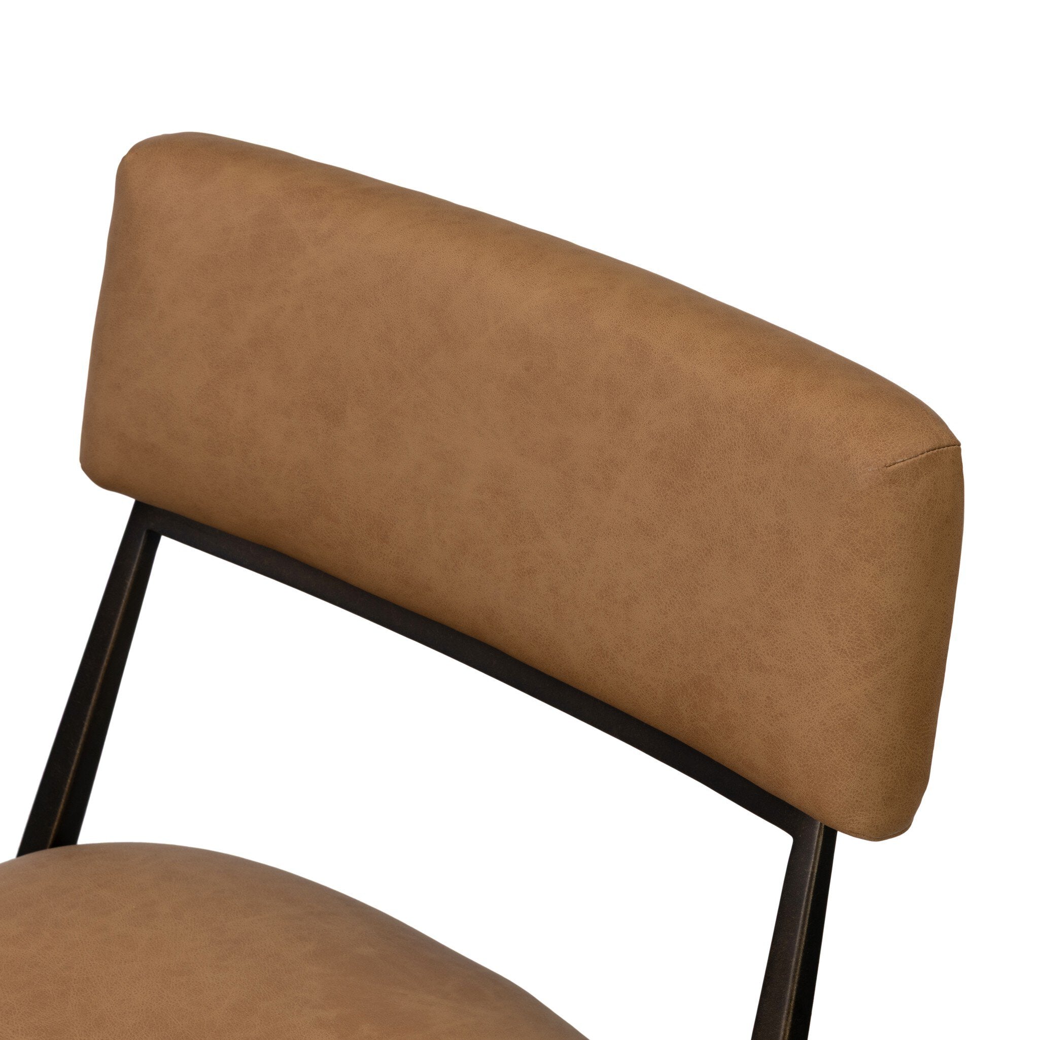 Four Hands Somerson Stool — Maestro Camel-Burnished Bronze-Aged Brass-Counter