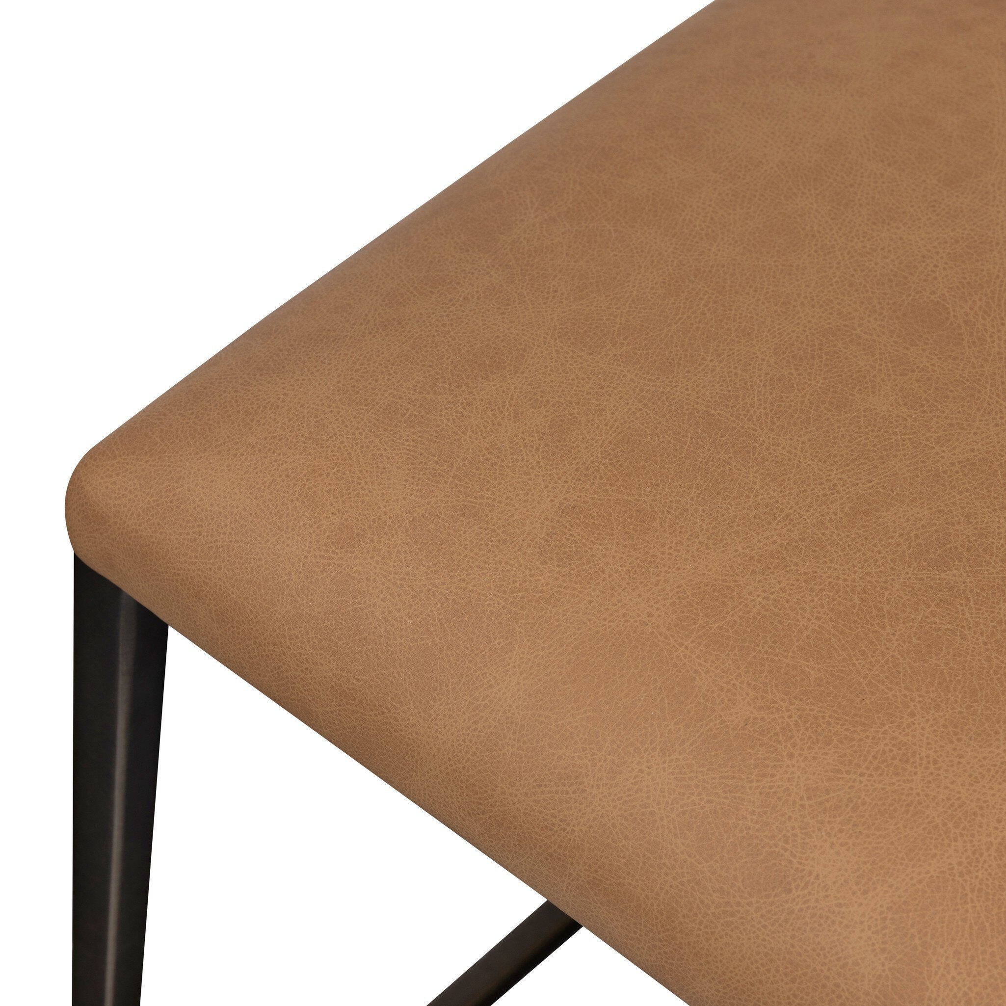 Four Hands Somerson Stool — Maestro Camel-Burnished Bronze-Aged Brass-Counter