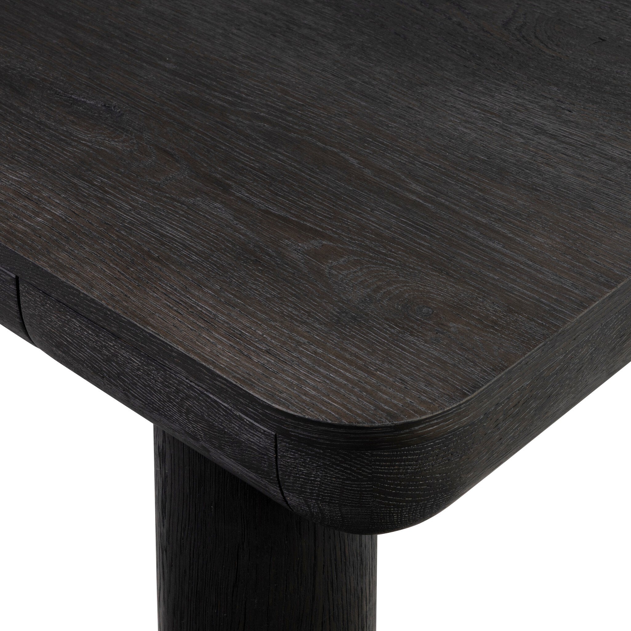 Four Hands Taylor Standing Desk — Worn Black Oak-Worn Black Oak Veneer