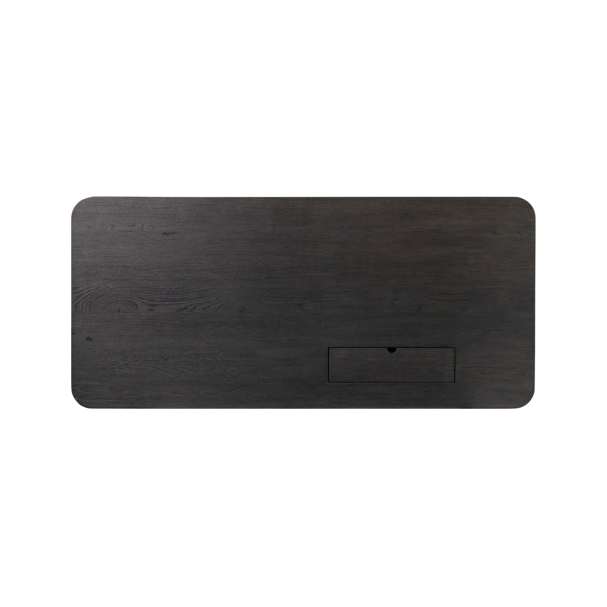 Four Hands Taylor Standing Desk — Worn Black Oak-Worn Black Oak Veneer