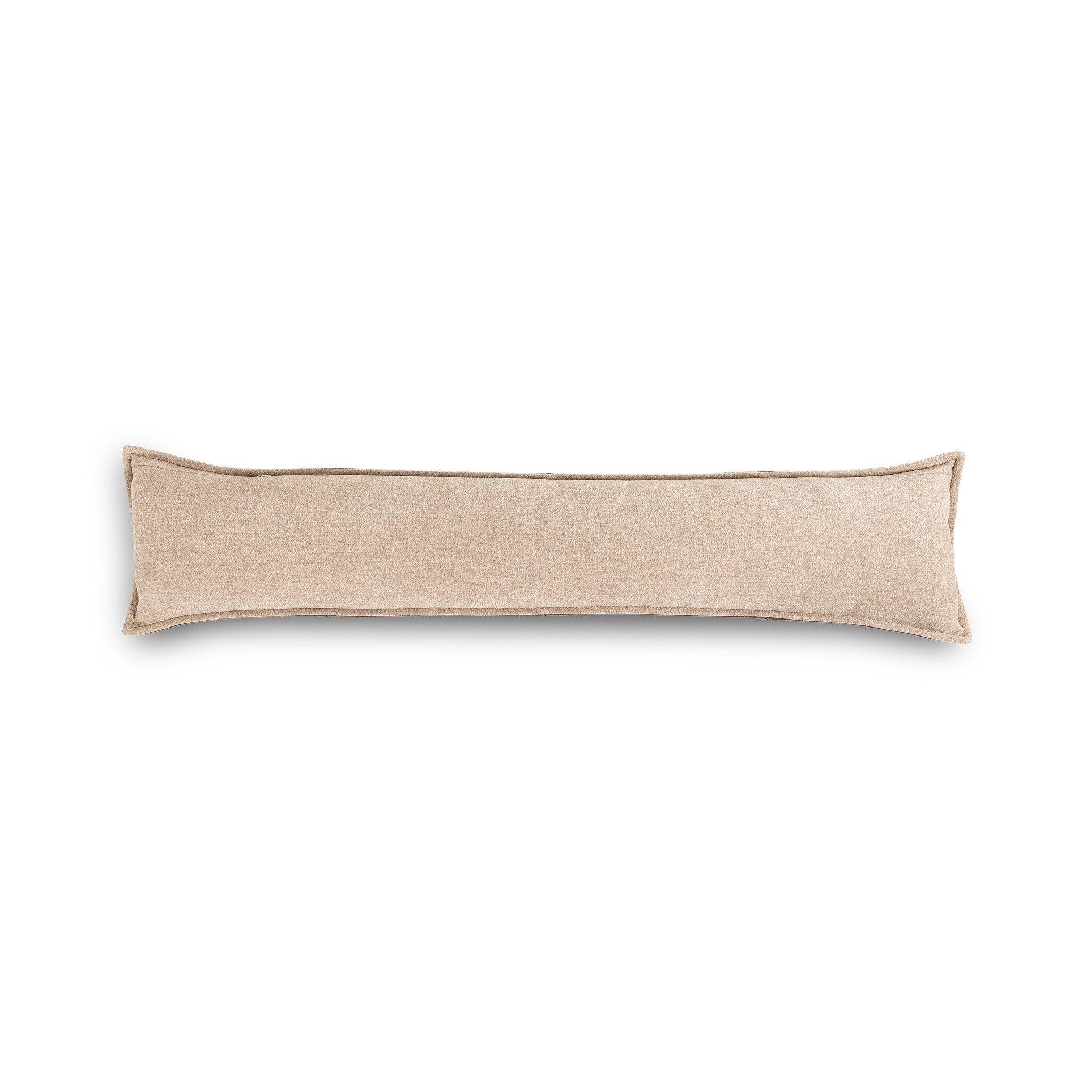 Four Hands Trenton Pillow — Nubuck Tobacco-Laughlin Cafe-12"x48"