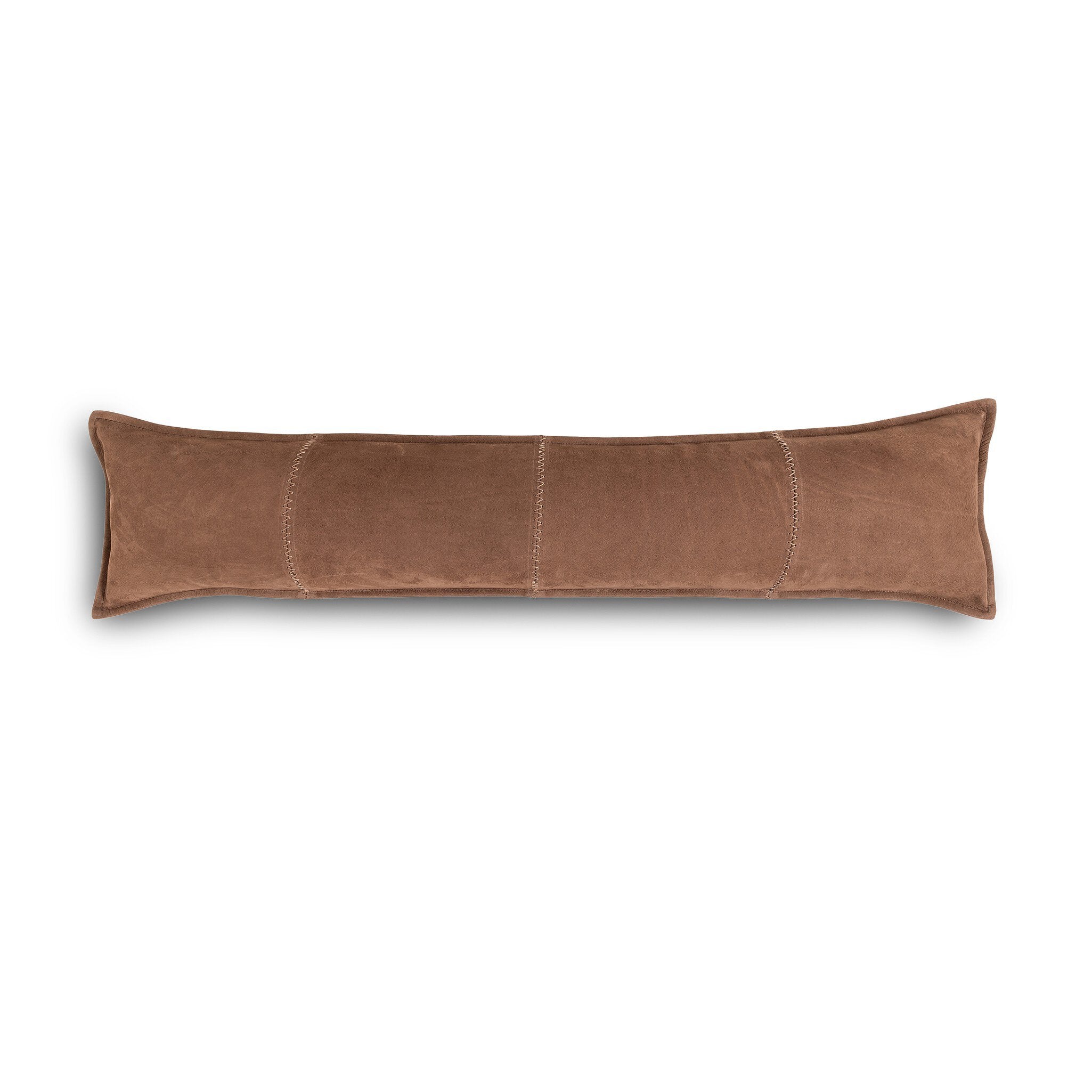 Four Hands Trenton Pillow — Nubuck Tobacco-Laughlin Cafe-12"x48"
