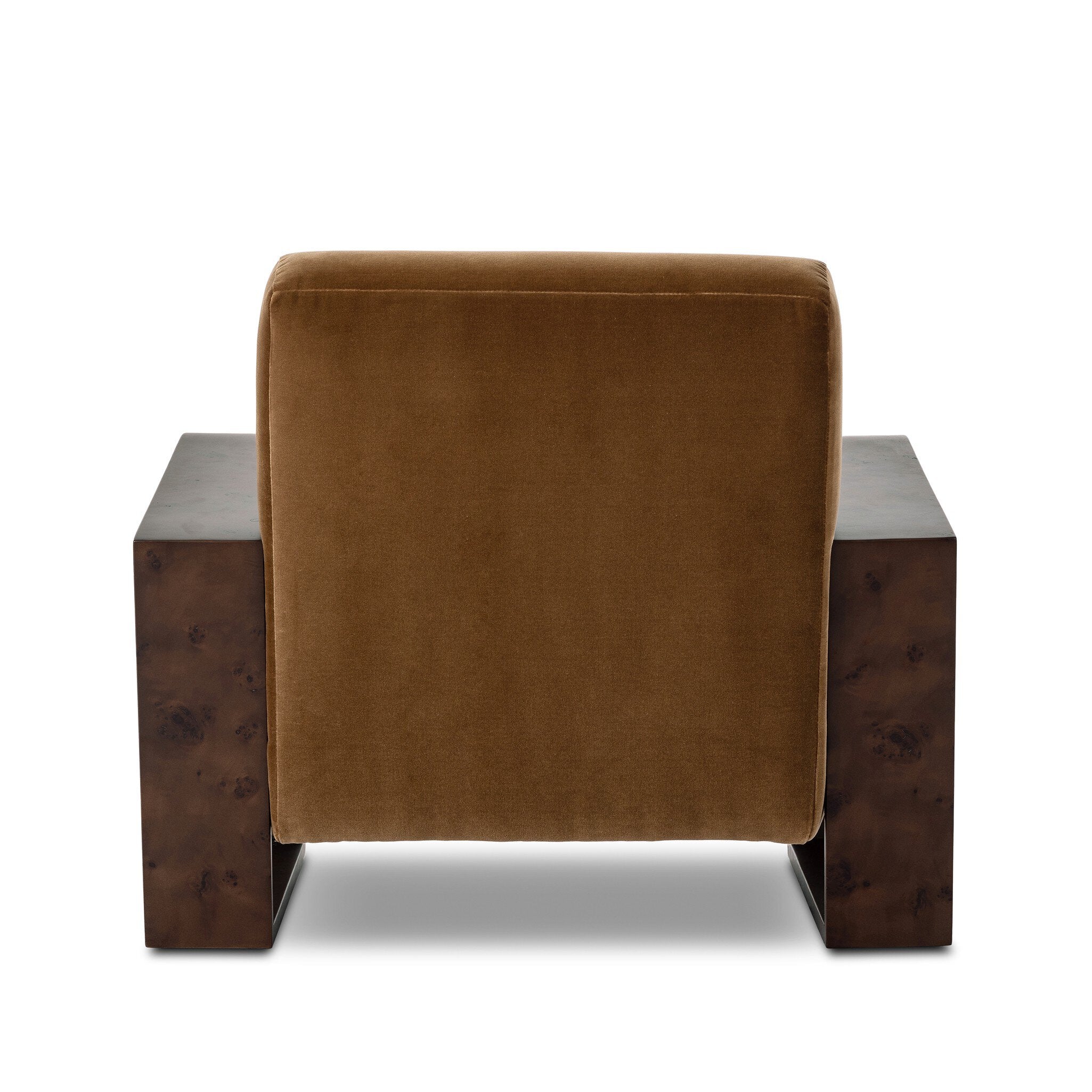 Four Hands Montez Chair — Surrey Ochre-Umber Mappa Burl