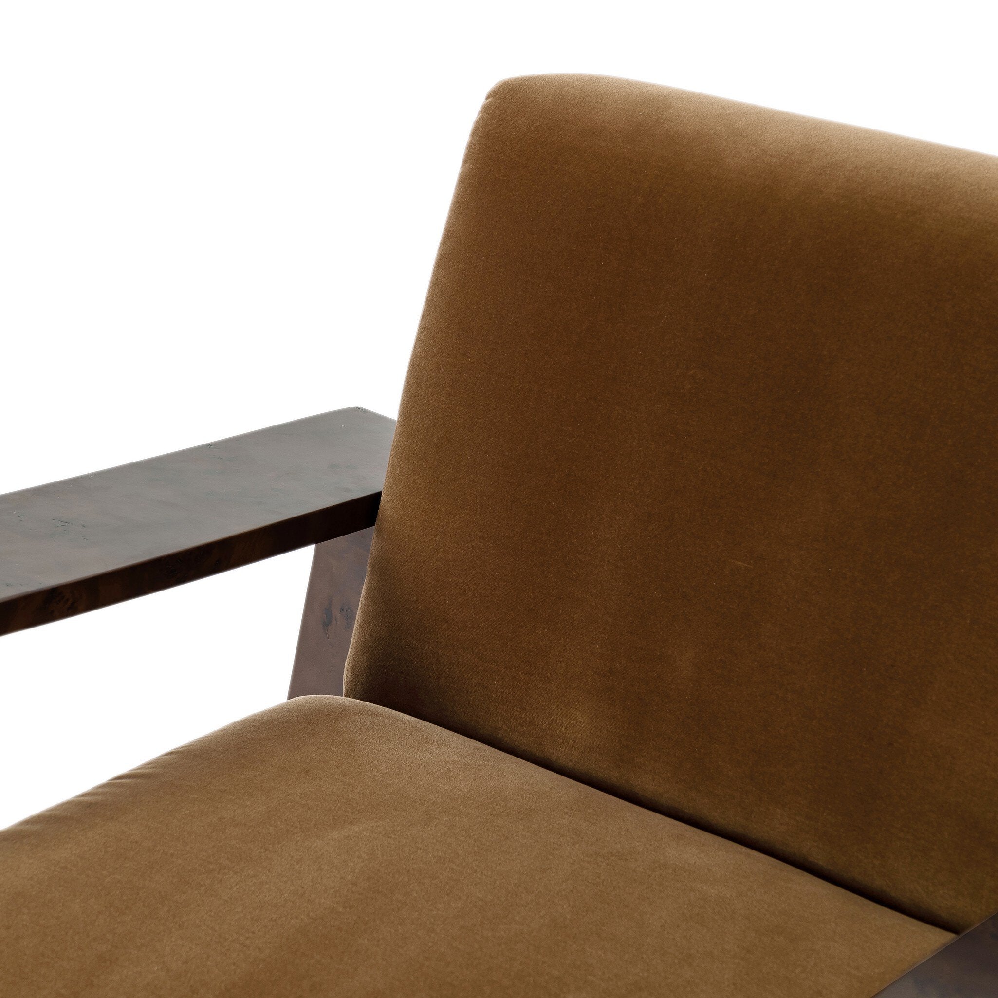 Four Hands Montez Chair — Surrey Ochre-Umber Mappa Burl