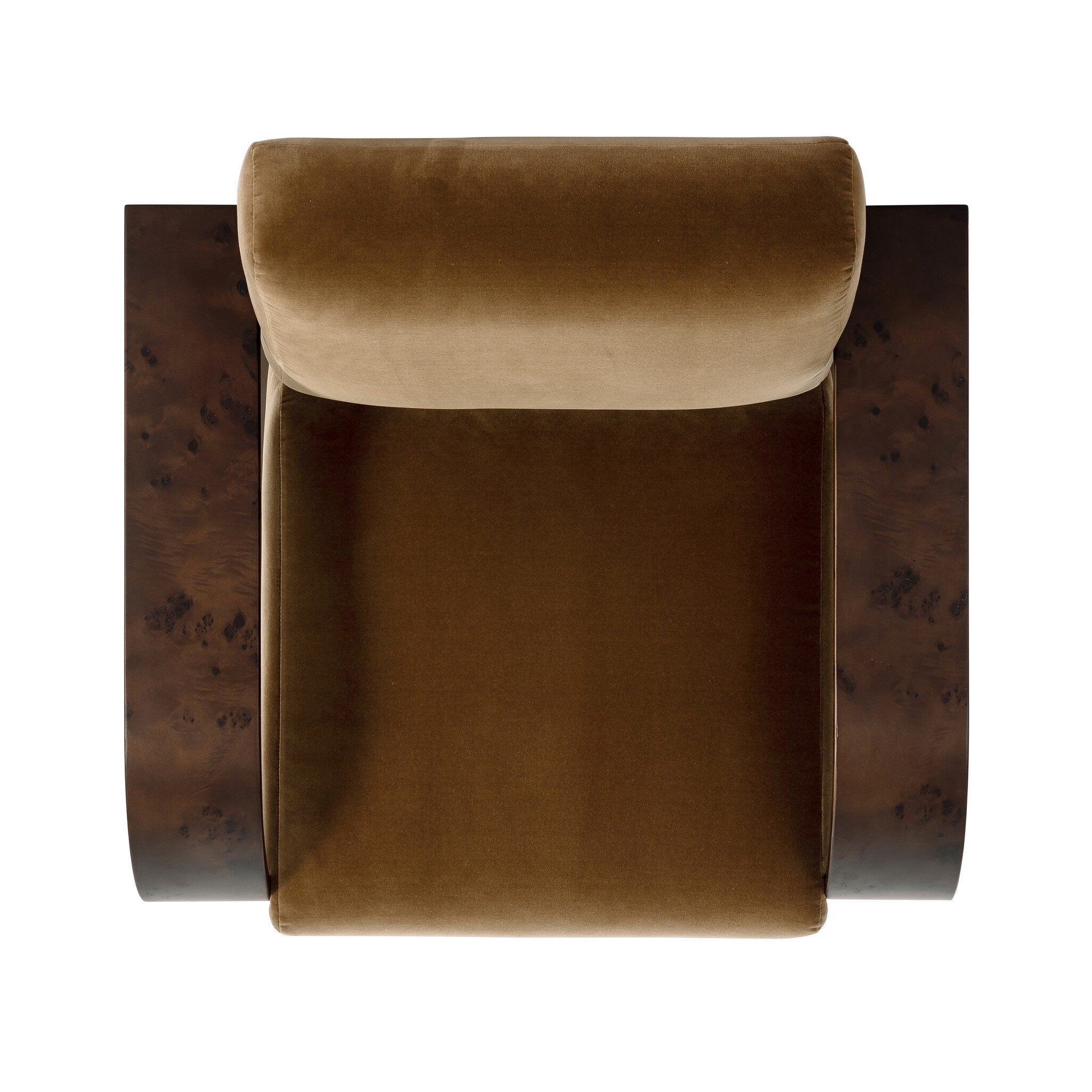 Four Hands Montez Chair — Surrey Ochre-Umber Mappa Burl