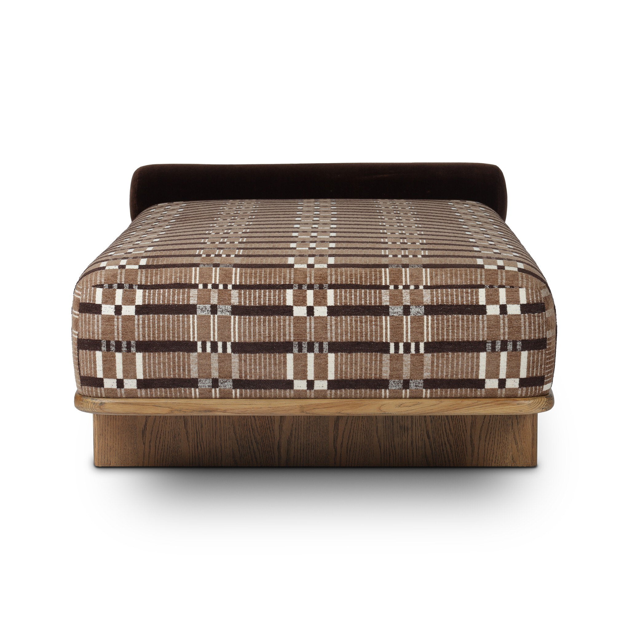 Four Hands Teia Chaise — Sandhill Cocoa-Distressed Sable-Monte Chocolate