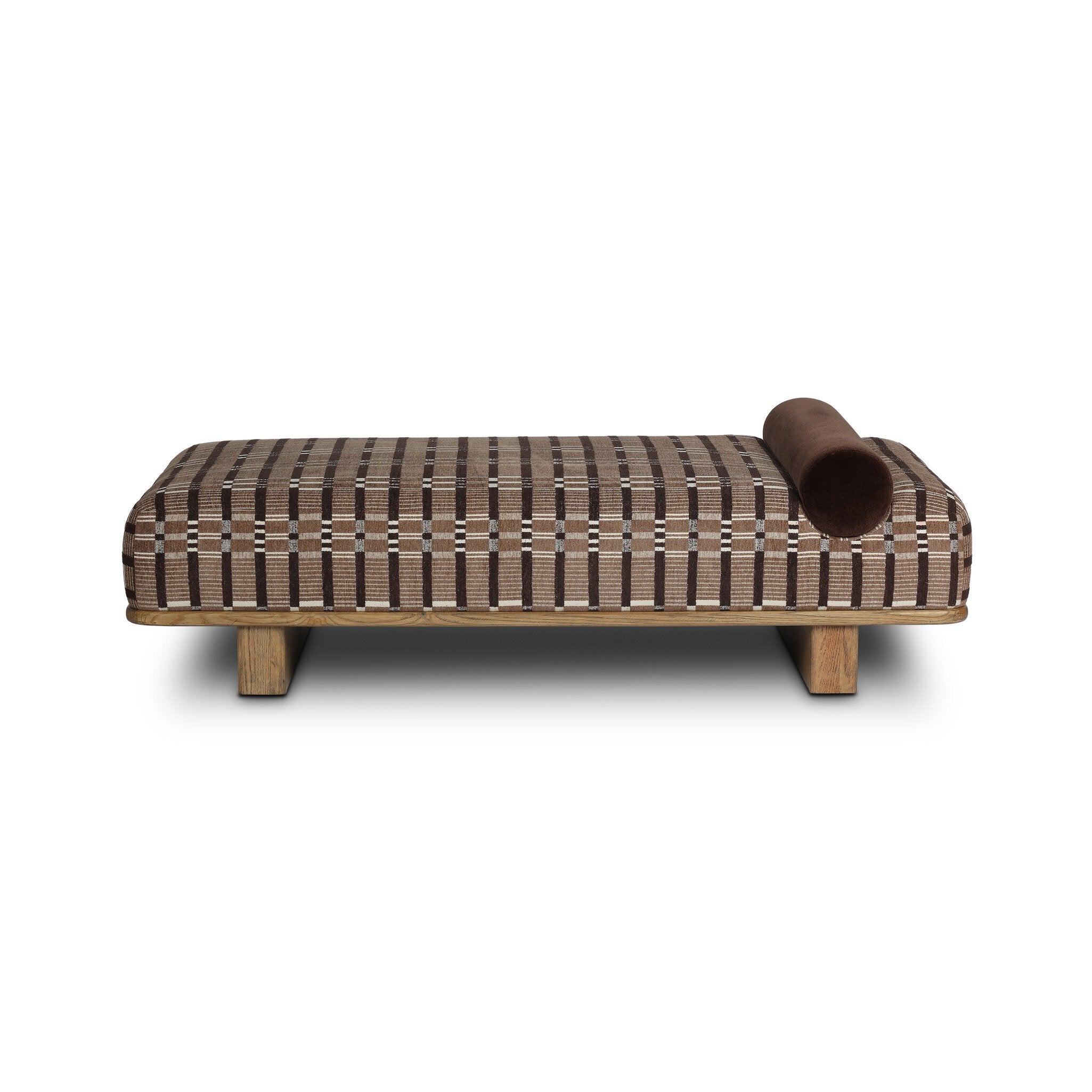 Four Hands Teia Chaise — Sandhill Cocoa-Distressed Sable-Monte Chocolate
