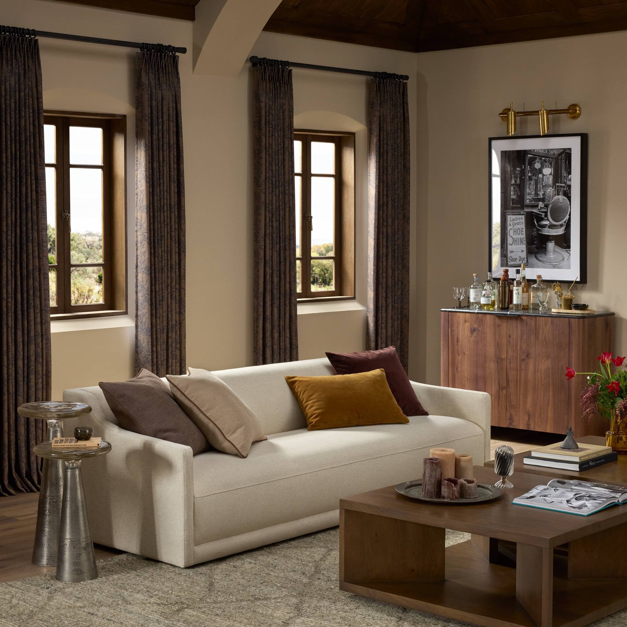 Four Hands Gianna Sofa- 95" — Antwerp Natural