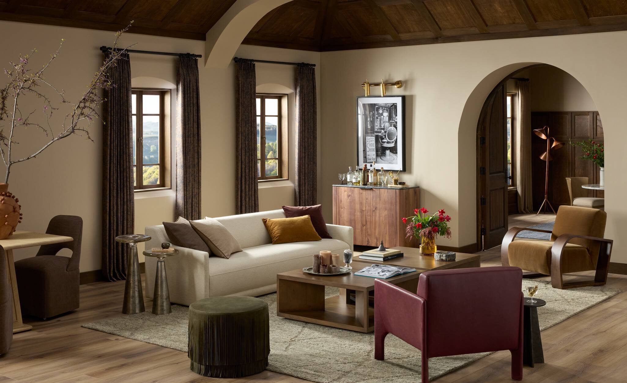Four Hands Gianna Sofa- 95" — Antwerp Natural