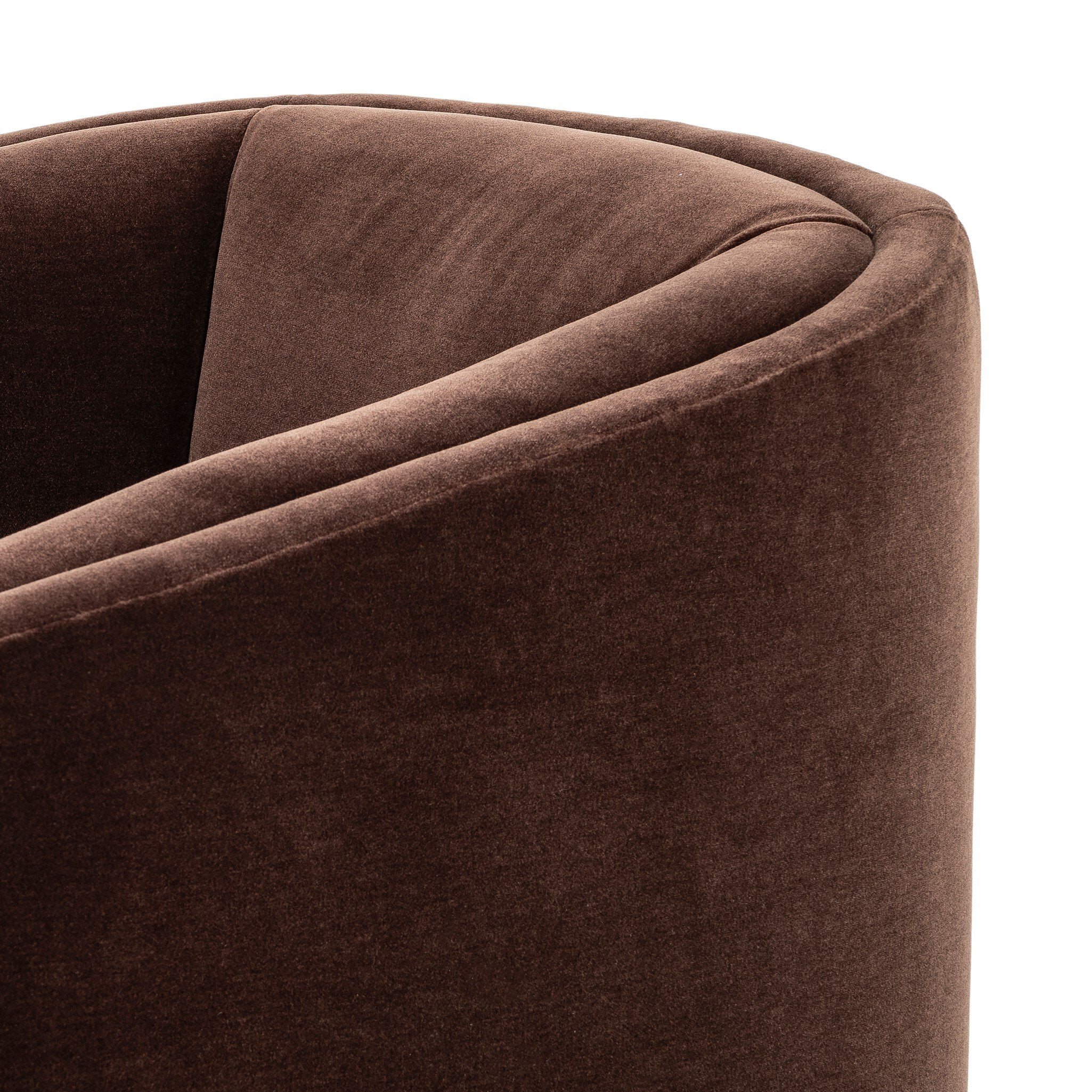 Four Hands Presley Swivel Chair — Monte Chocolate
