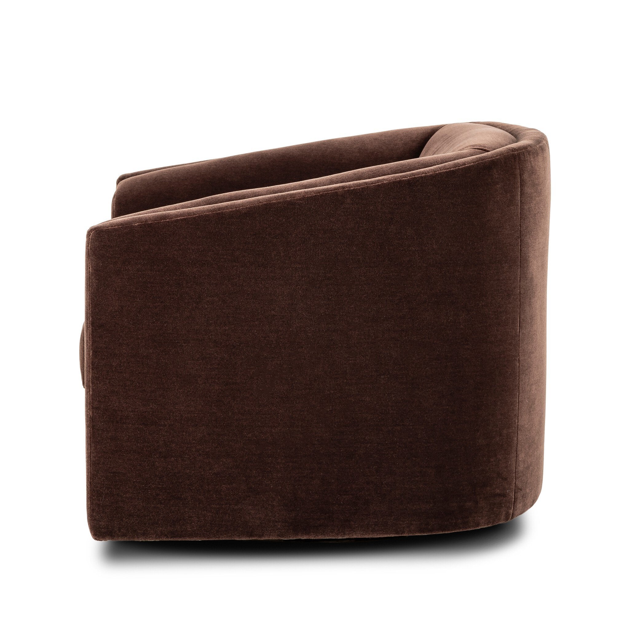 Four Hands Presley Swivel Chair — Monte Chocolate