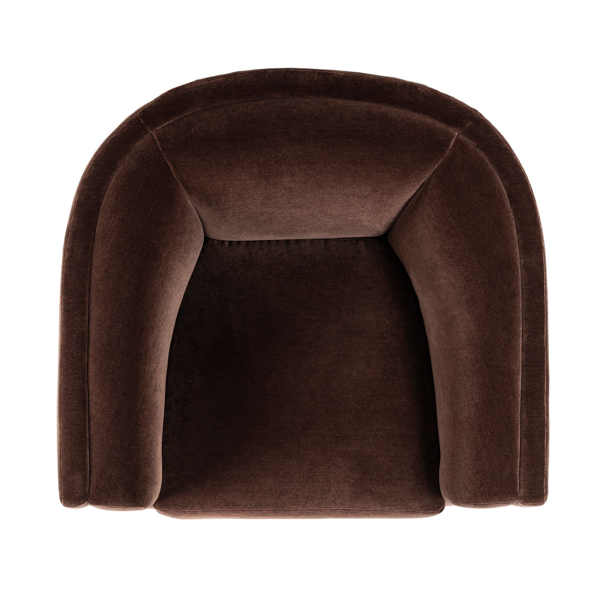 Four Hands Presley Swivel Chair — Monte Chocolate