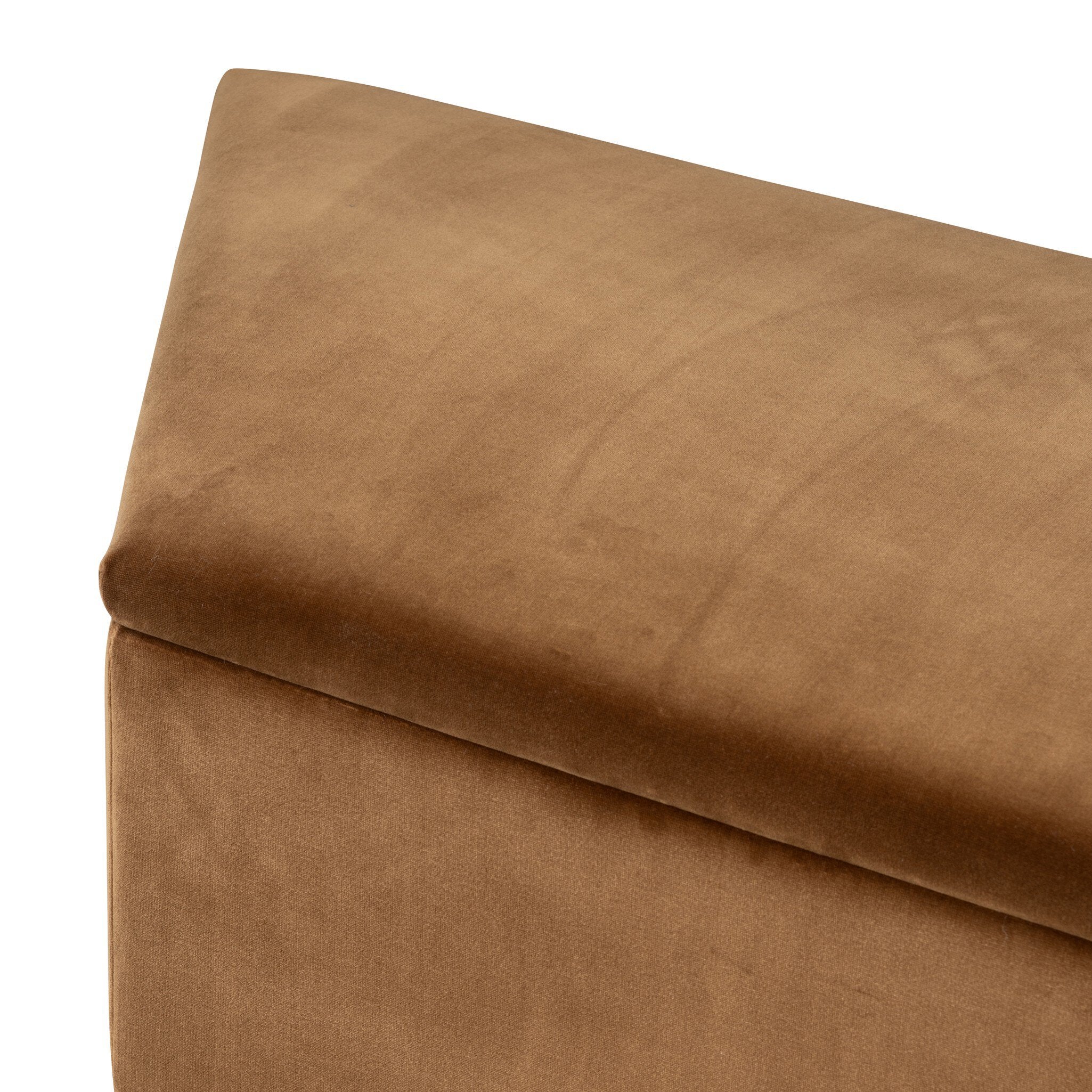 Four Hands Becenti Ottoman — Surrey Ochre
