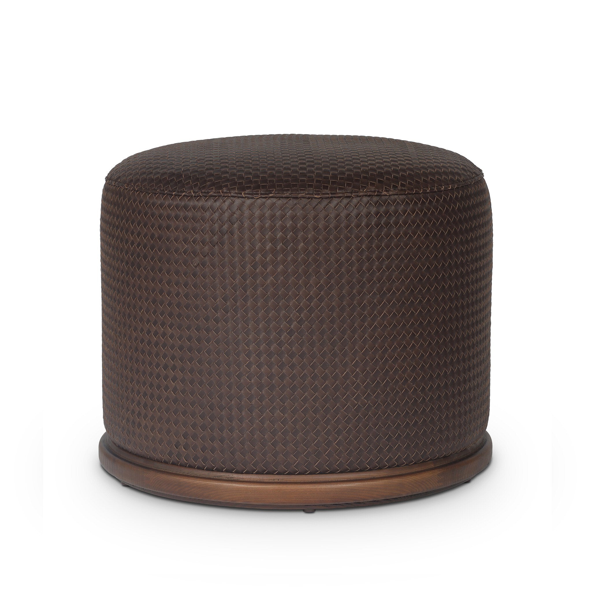 Four Hands Montello Ottoman — Lorento Cigar-Sienna Brown