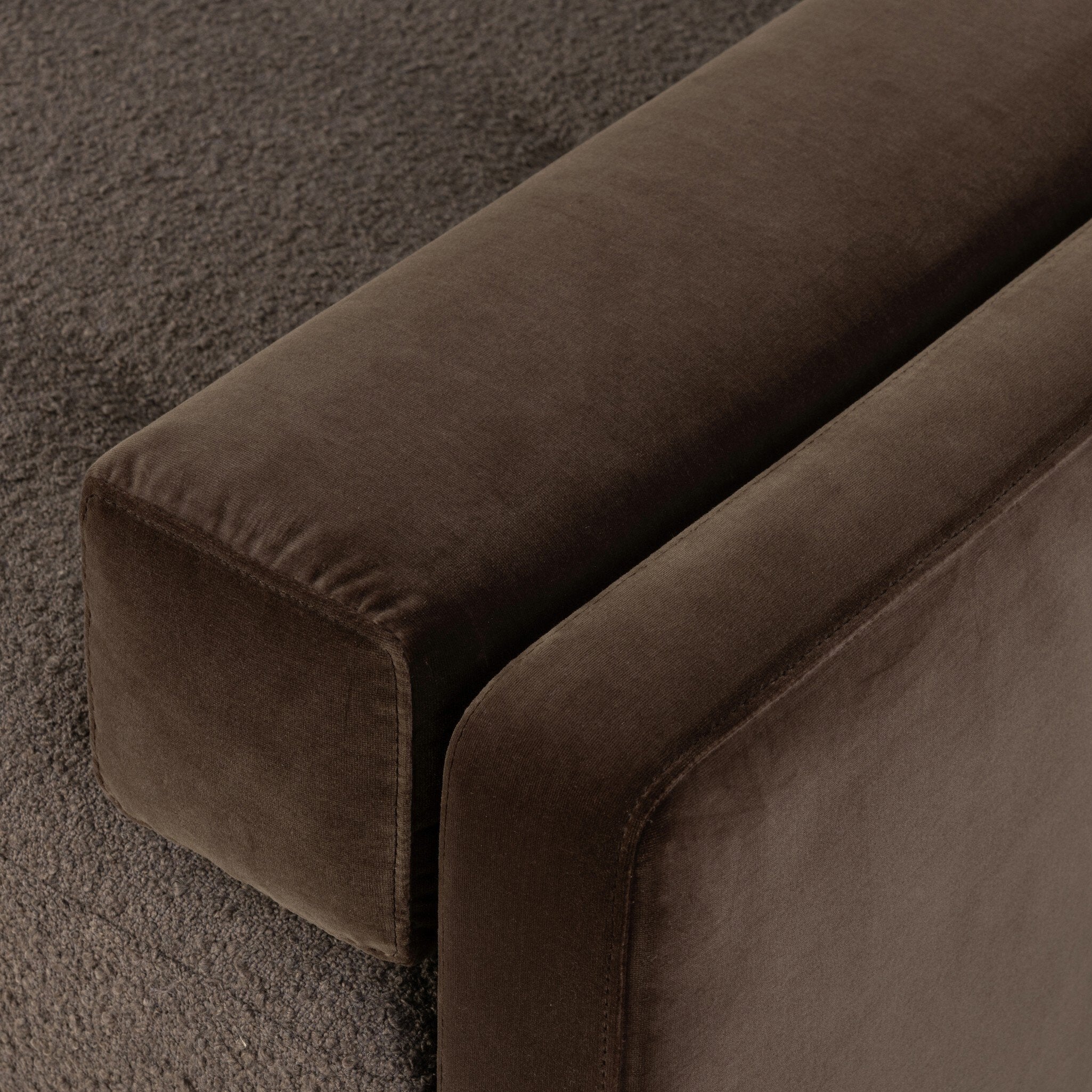Four Hands Ursula Chaise — Surrey Mink-Knoll Clay