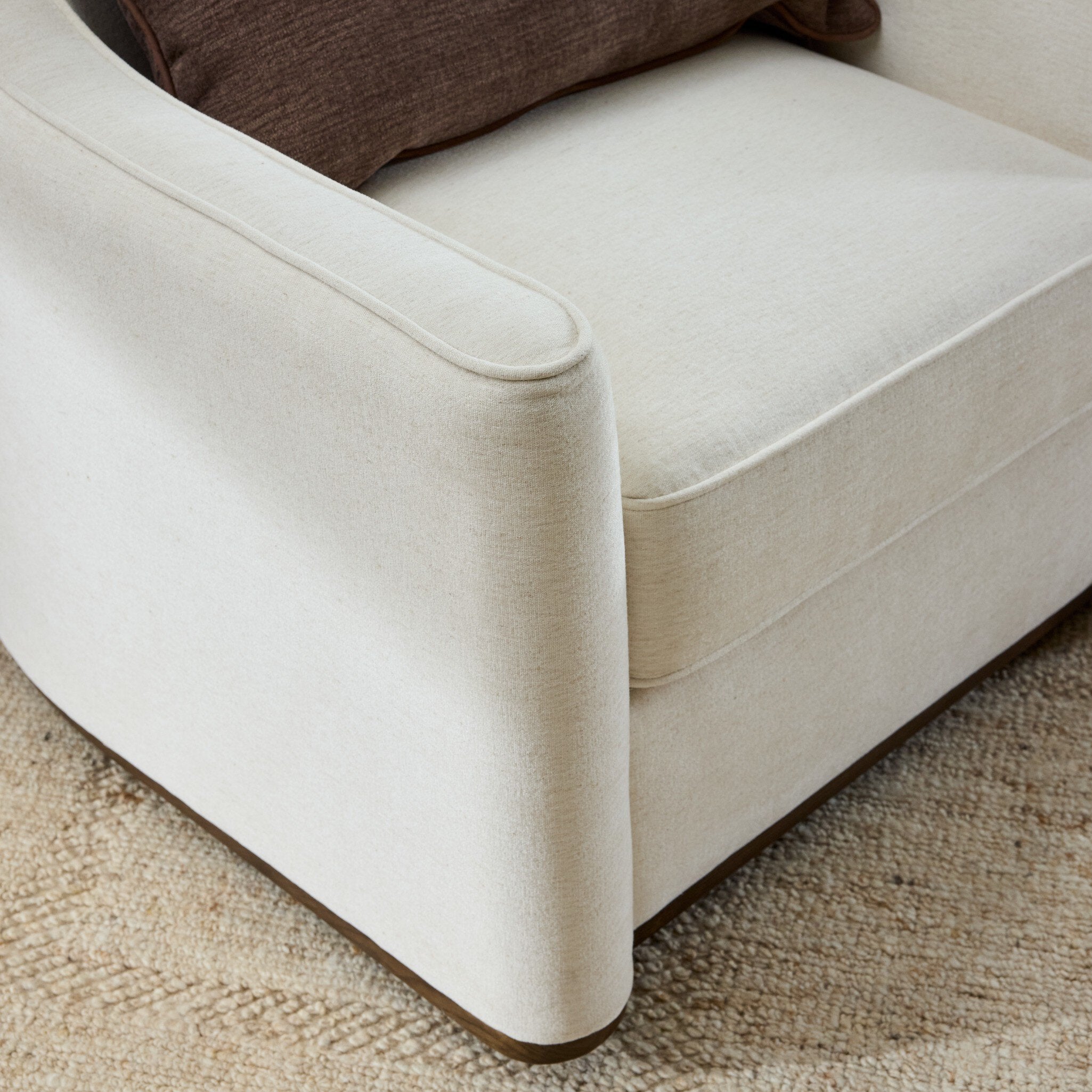 Four Hands Chella Swivel Chair — Laughlin Bone-Fawn Ash