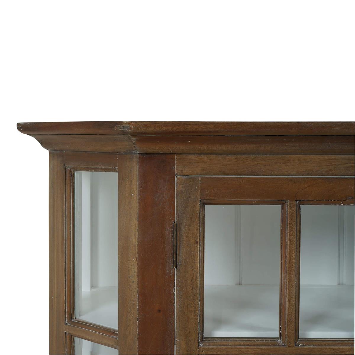 Bramble Cape Cod Narrow Media Console — Straw Wash / Architectural White