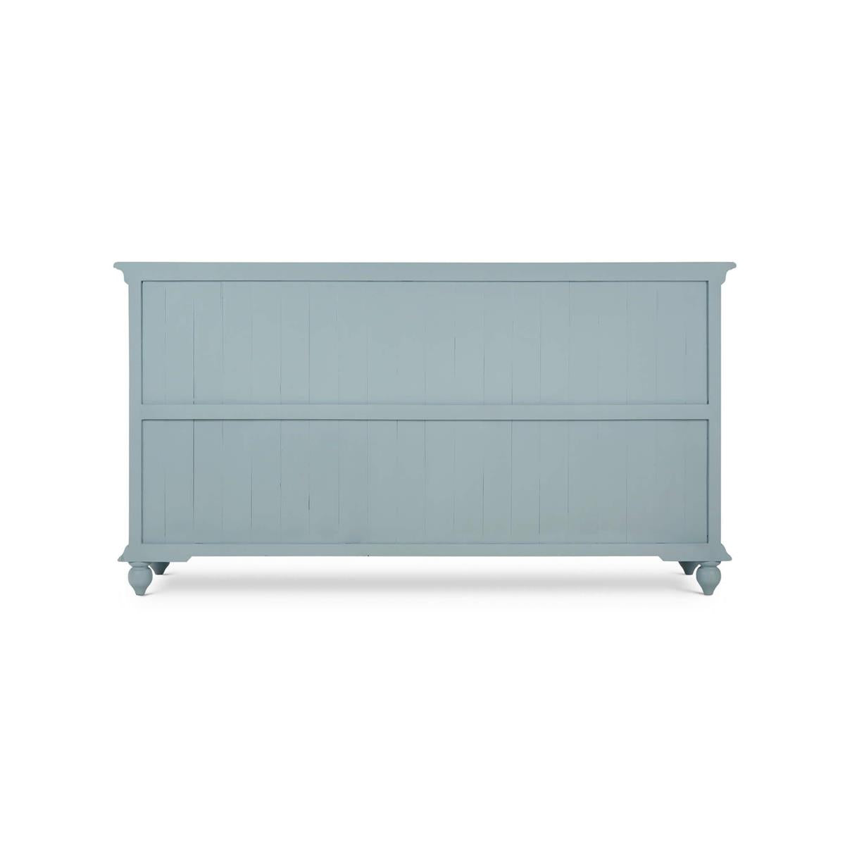 Bramble Hamilton 4 Door Buffet — Frosted Blue / True White *