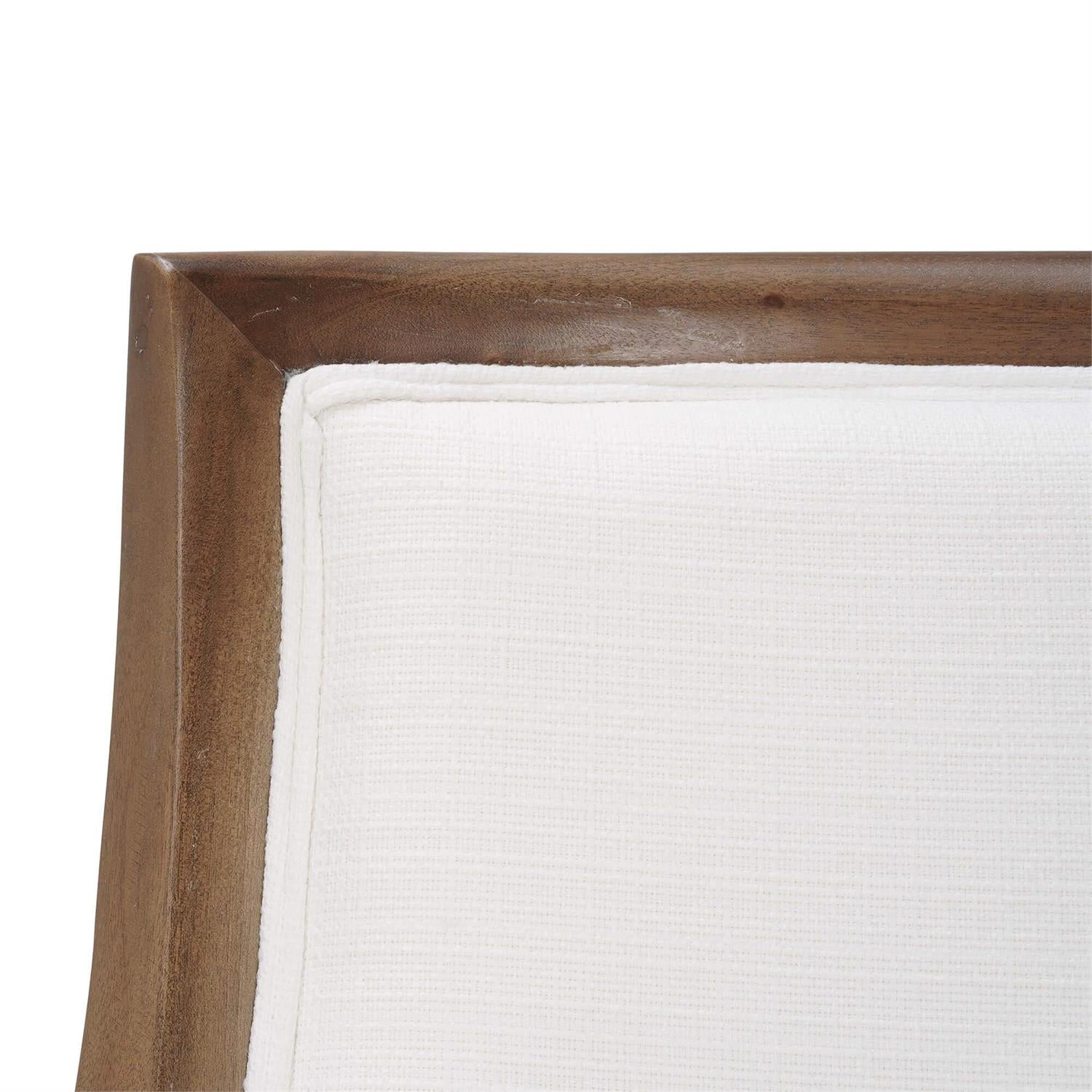 Bramble Monarch Counter Stool — Straw Wash / Arctic
