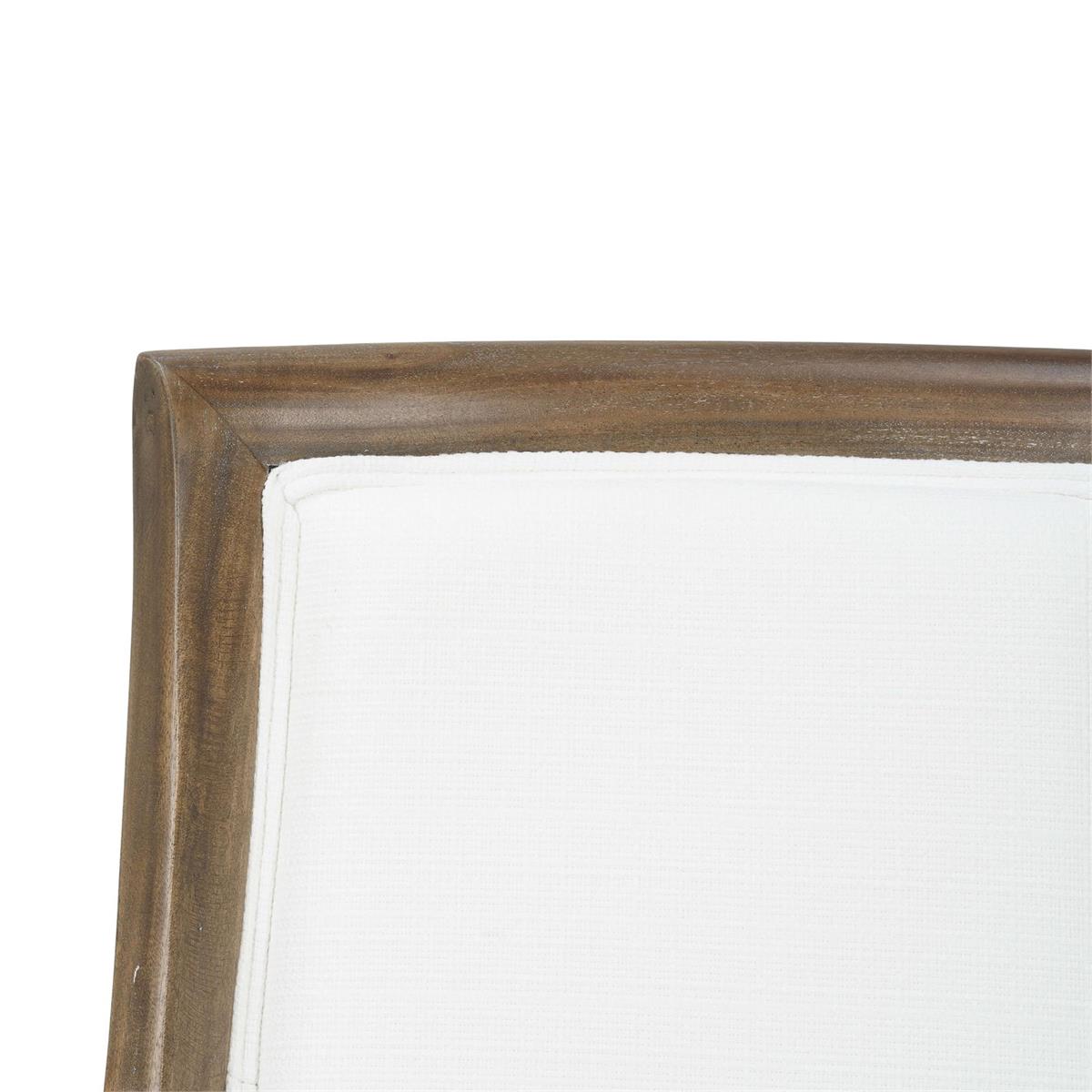 Bramble Monarch Dining Chair — Straw Wash / Arctic