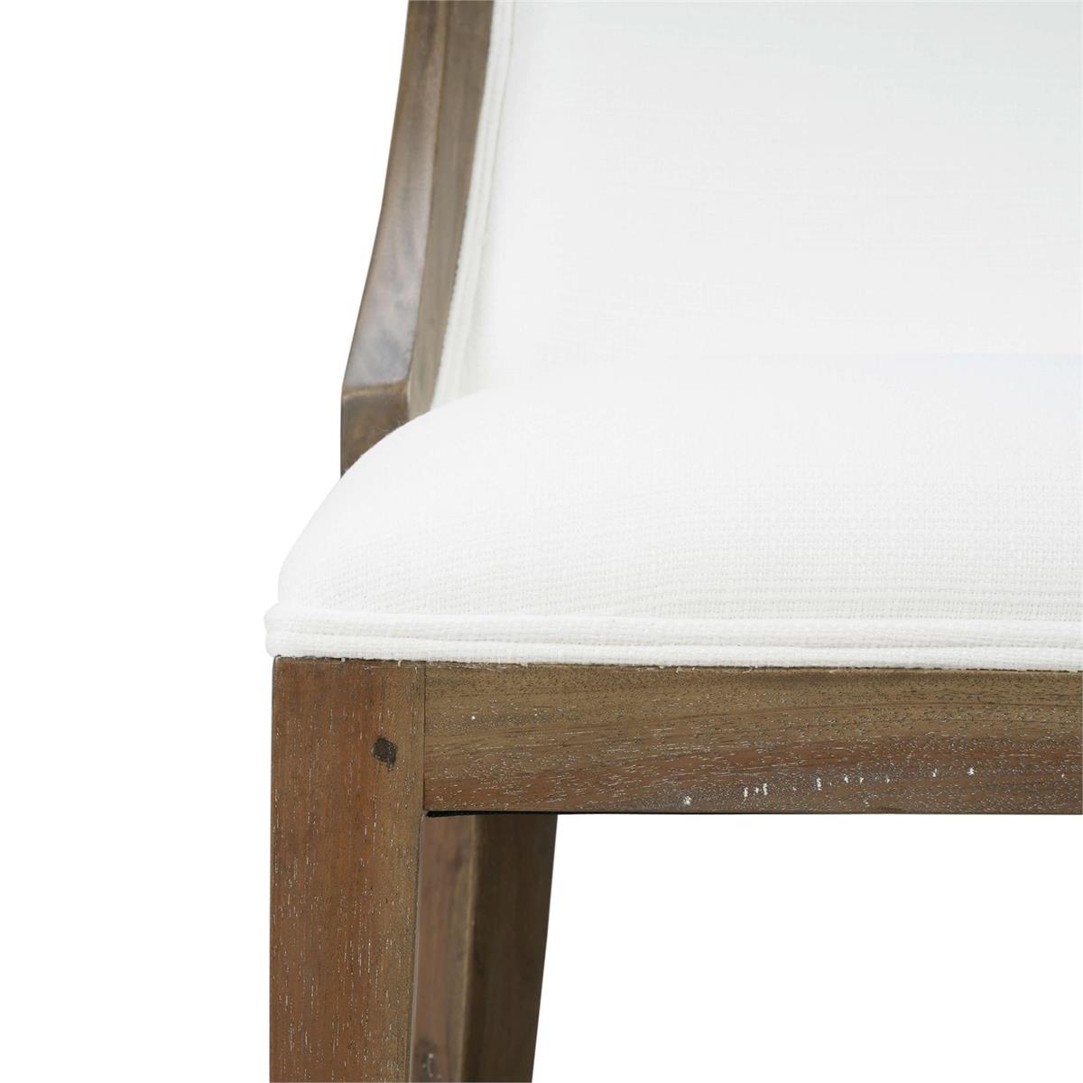 Bramble Monarch Dining Chair — Straw Wash / Arctic