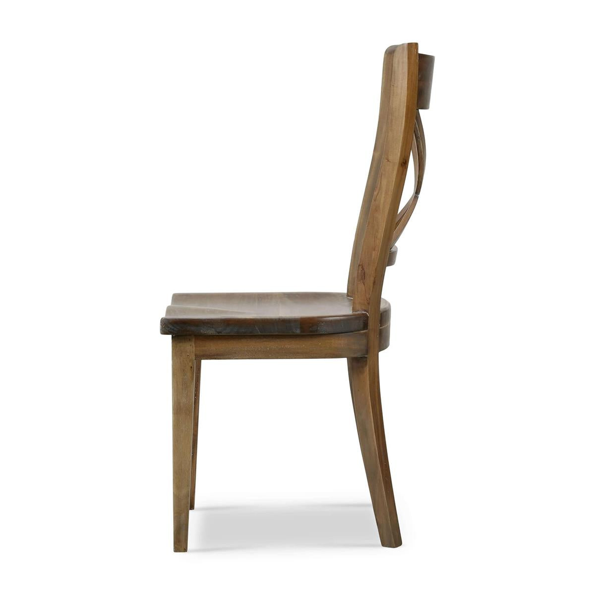 Bramble Summerset Chair w/ Wood Seat — Straw Wash