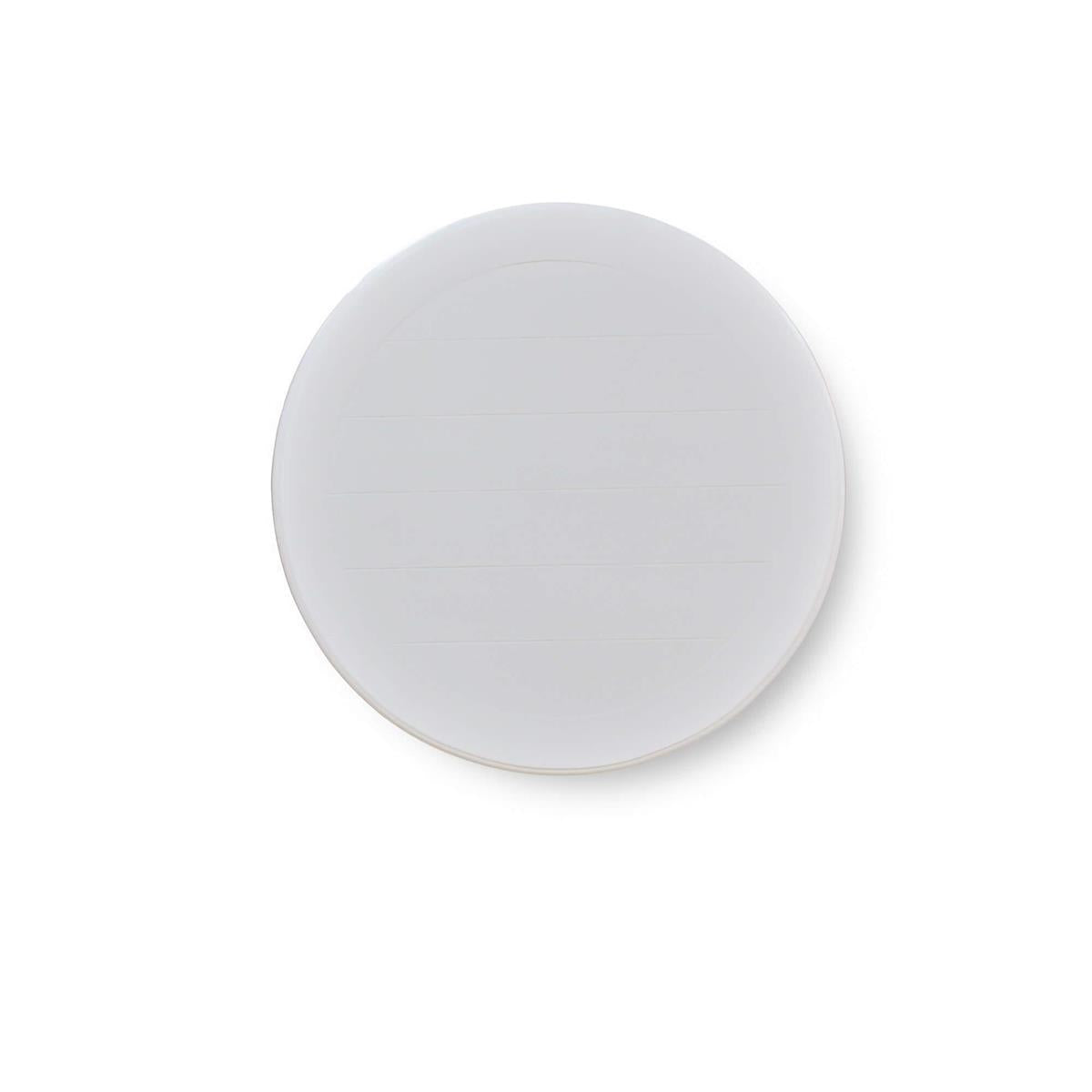 Bramble Martinique Round Side Table — True White * / Rattan Natural