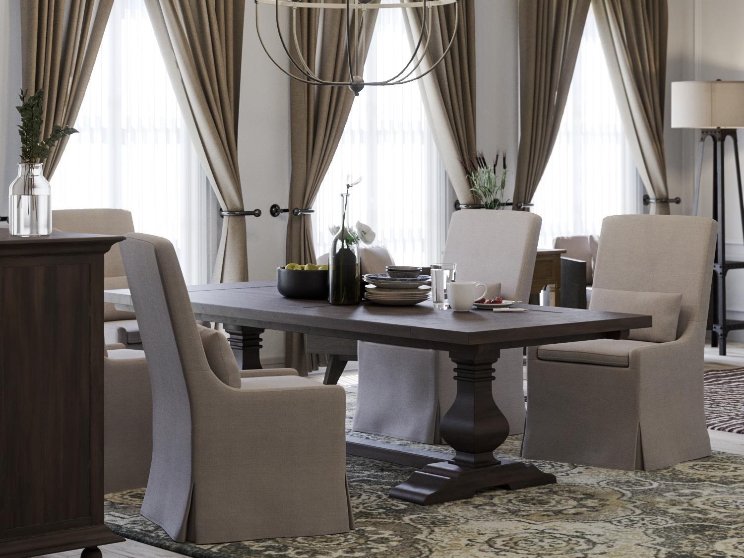Bramble Sierra Modern Slipcovered Dining Chair w/o Castors — Camelot