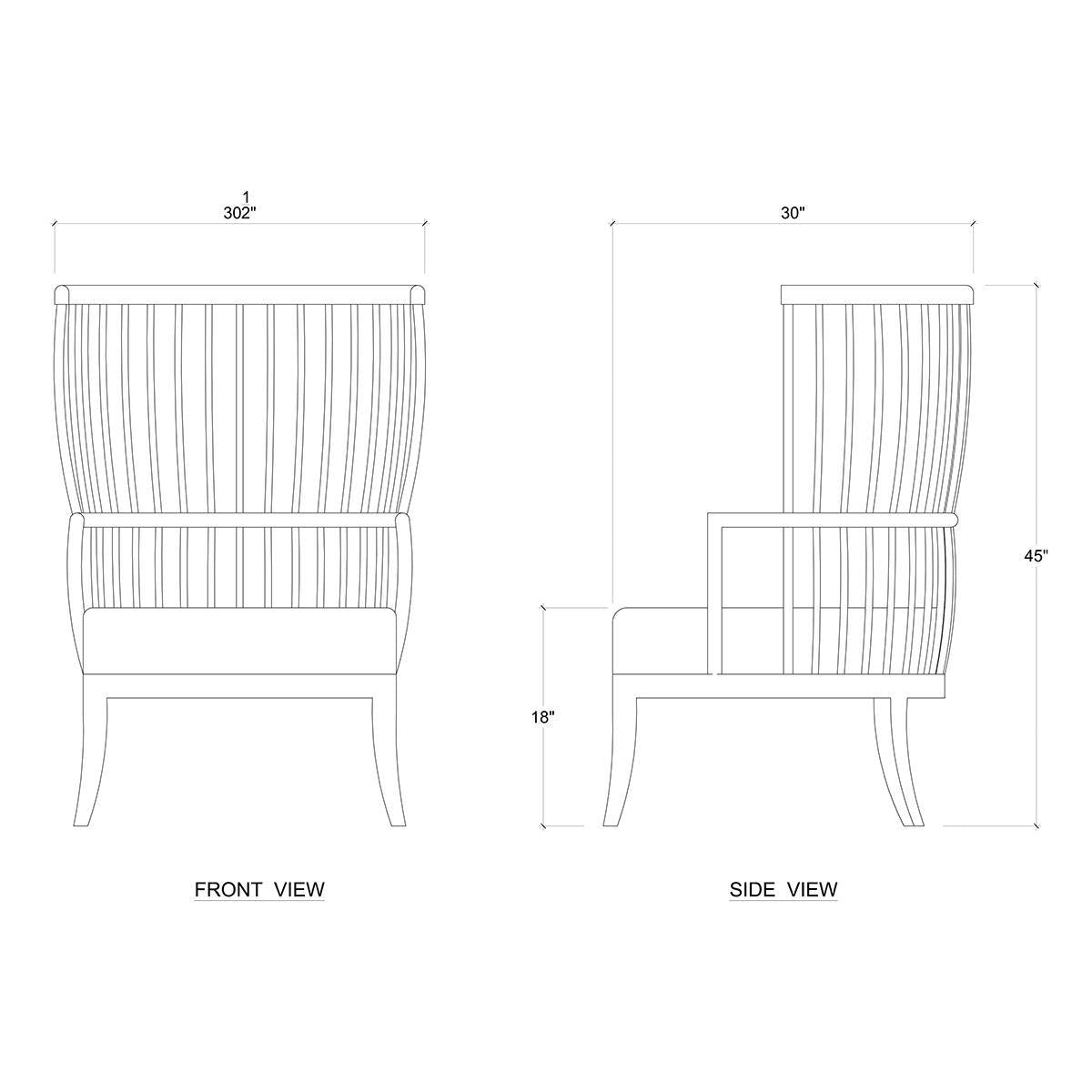 Bramble Winston Windsor Chair — Straw Wash / Arctic