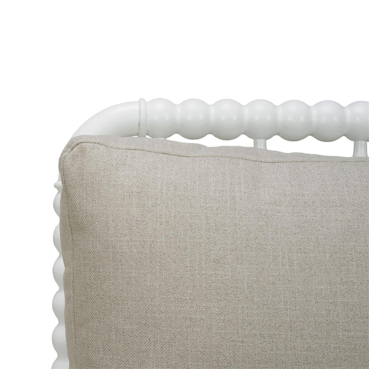 Bramble Cholet Arm Chair — Architectural White / Camelot