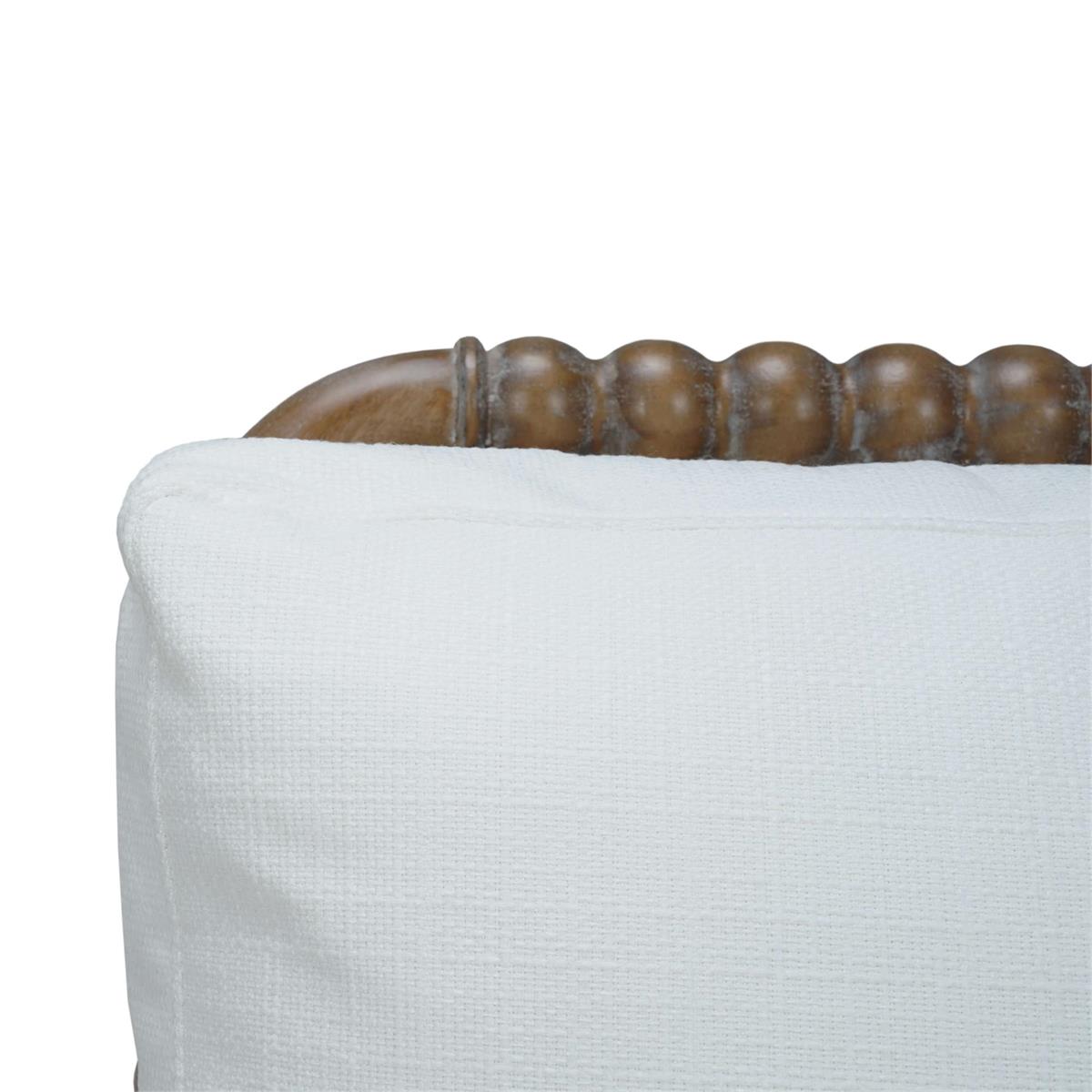 Bramble Cholet Arm Chair — Straw Wash / Arctic