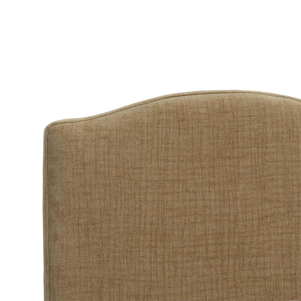 Bramble Sierra Slipcovered Dining Chair w/ Castors w/ Arctic White Performance Fabric — Thames French Yellow