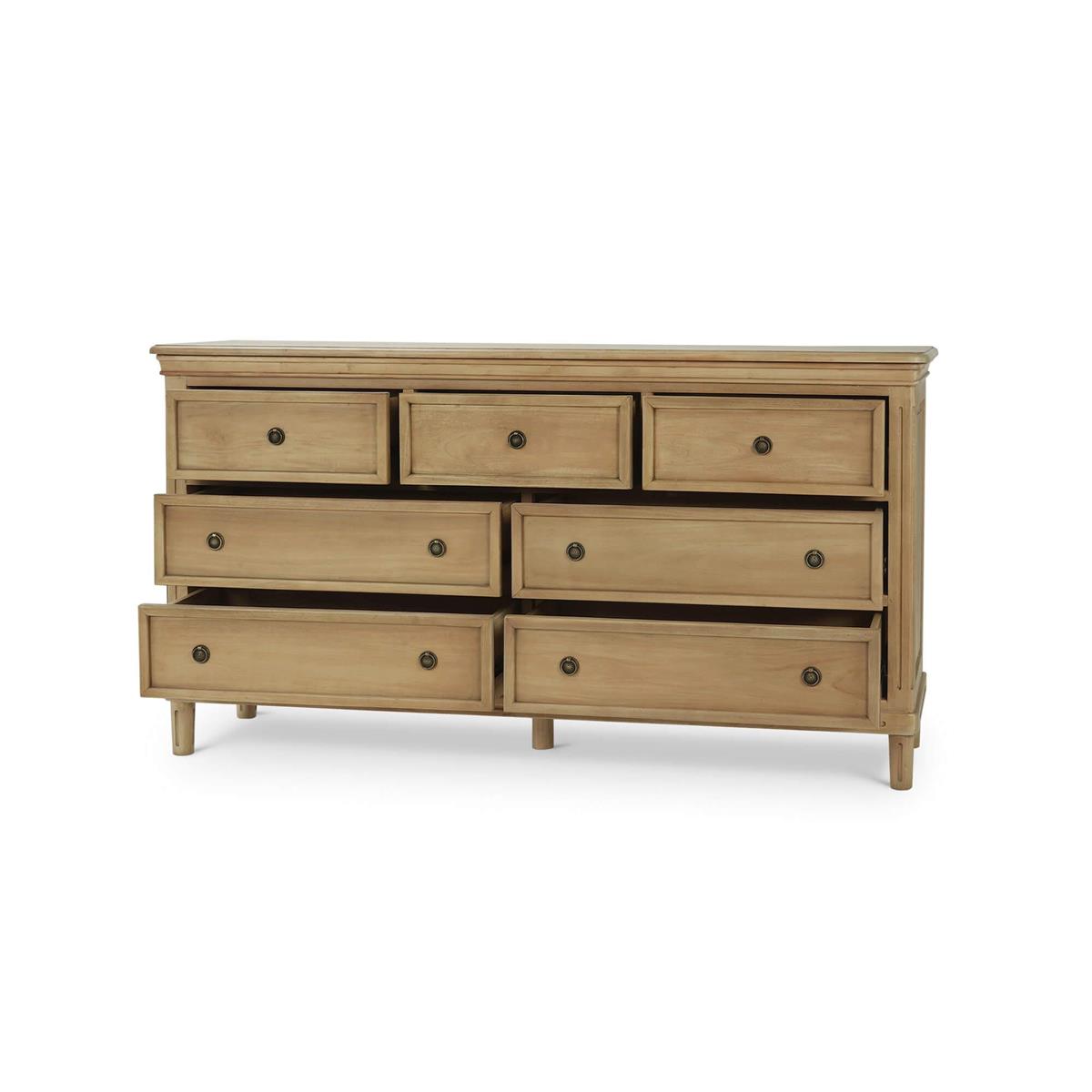 Bramble Hayward 7 Drawer Dresser — Fruit Wood