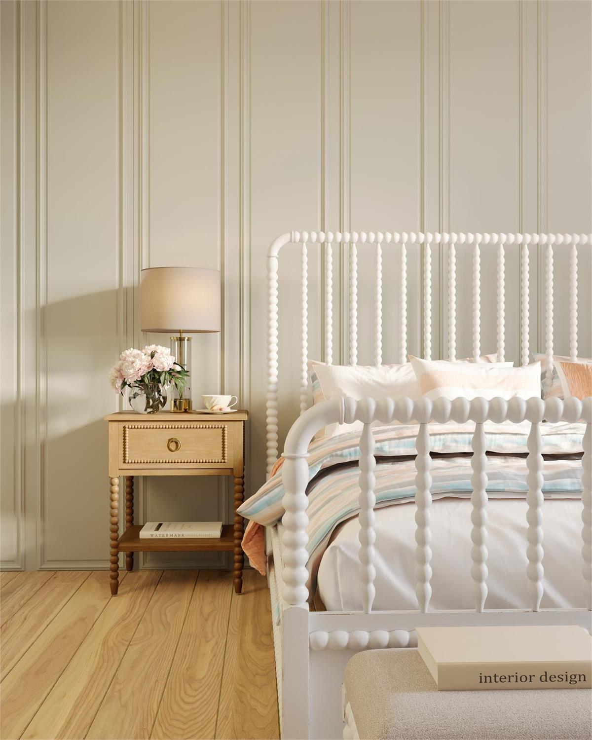 Bramble Cholet Bedside Table — Straw Wash