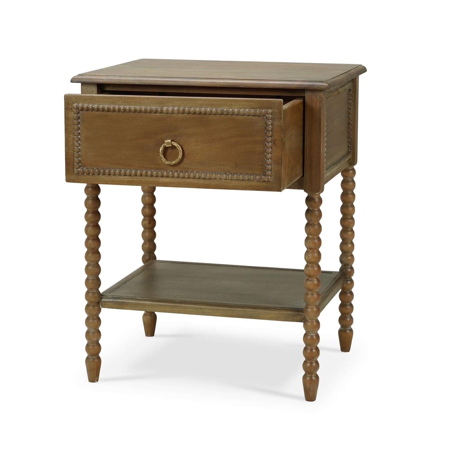 Bramble Cholet Bedside Table — Straw Wash