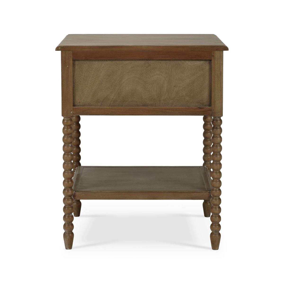 Bramble Cholet Bedside Table — Straw Wash