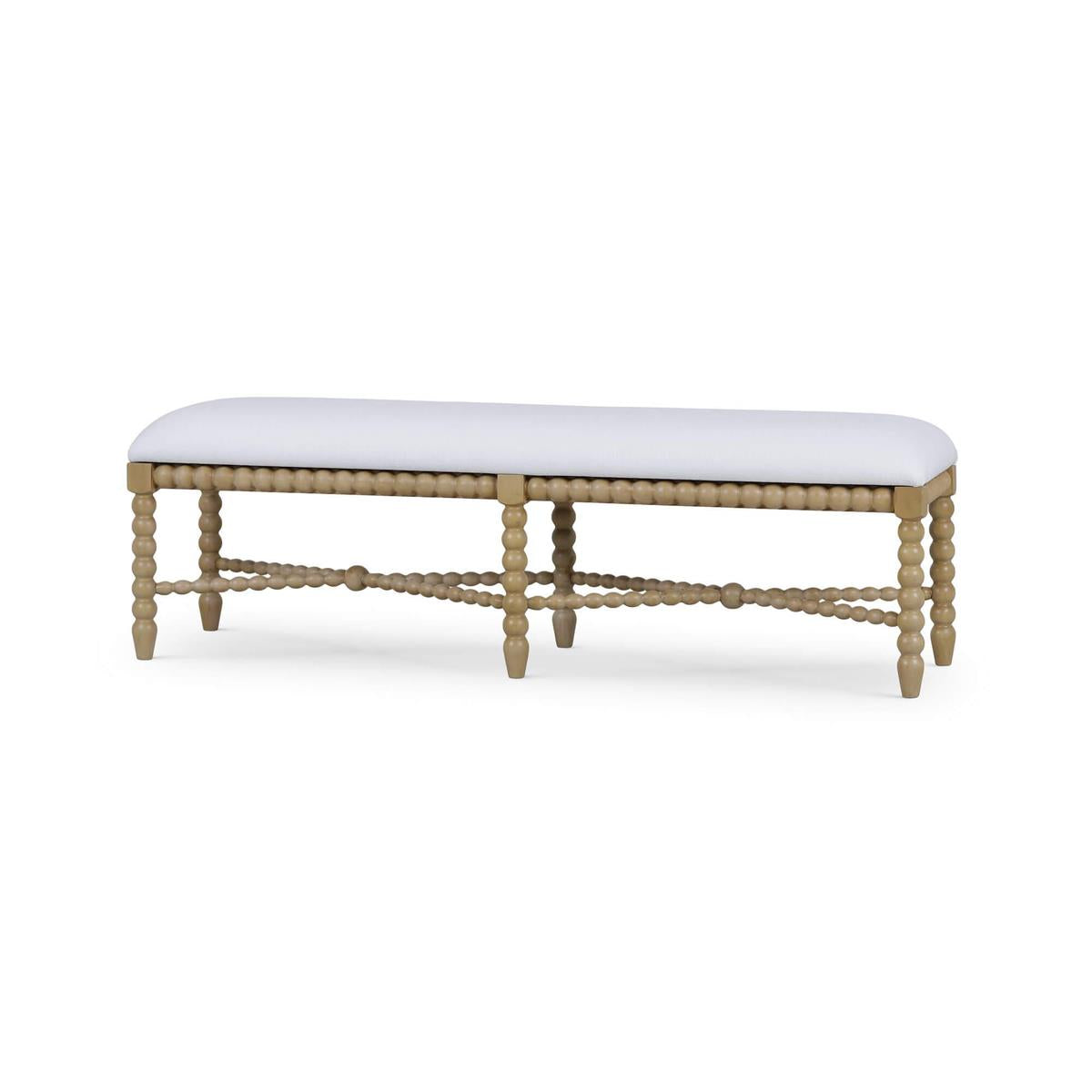 Bramble Cholet Bench Medium — Fruit Wood / Arctic