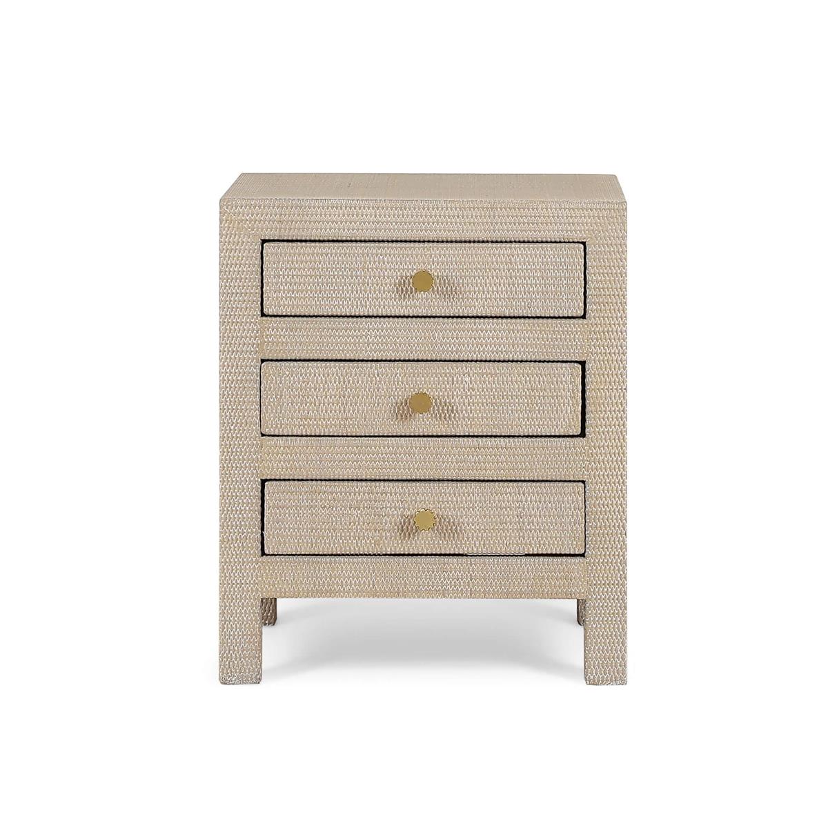 Bramble Kagu End Table Wrapped — Rattan Sandbar