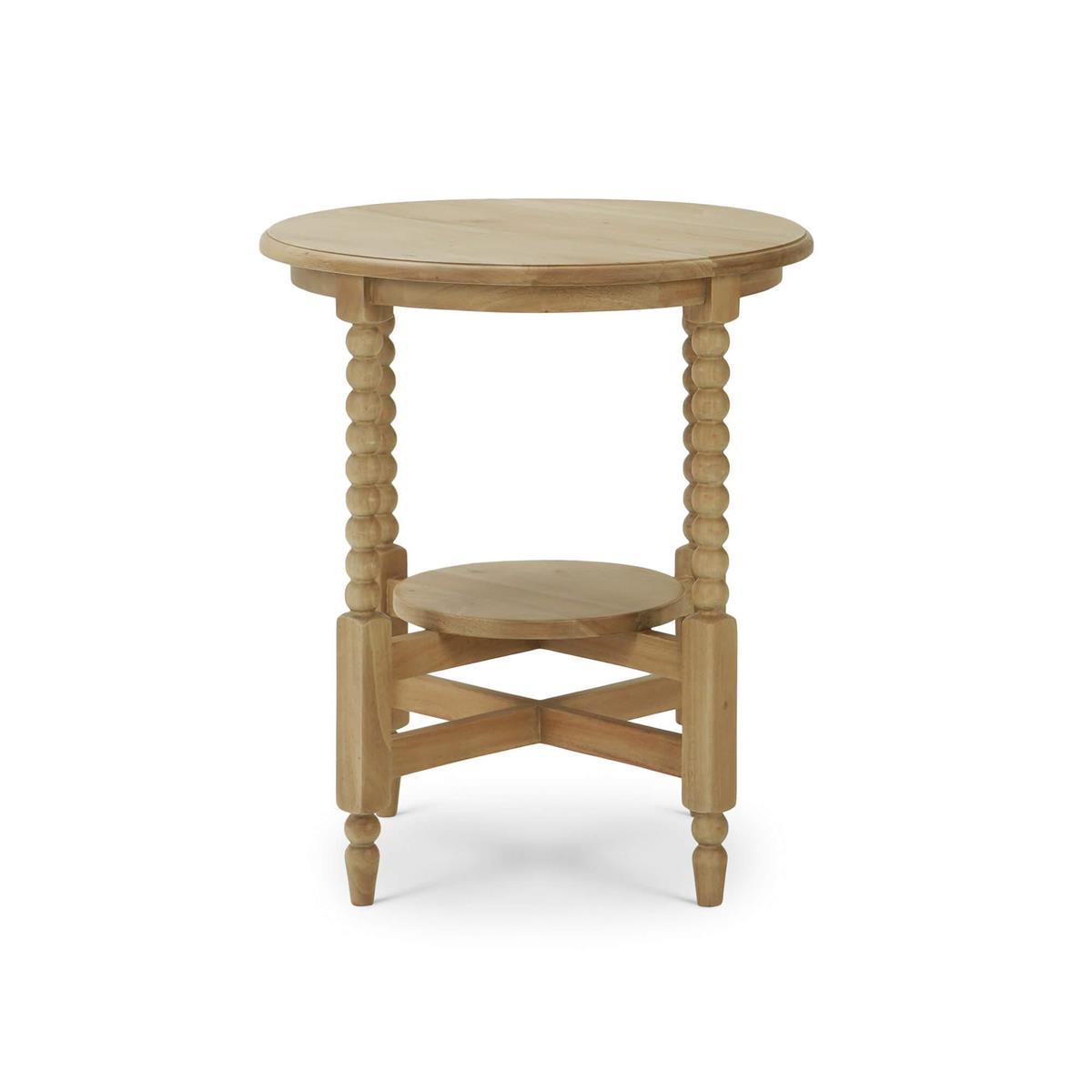 Bramble Cholet Round Side Table — Fruit Wood