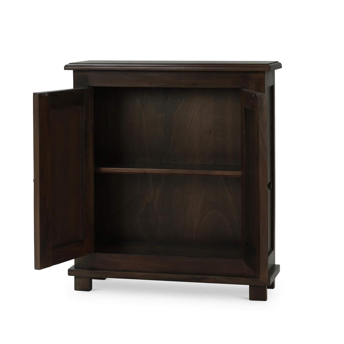 Bramble Osborn Narrow 2 Door Cabinet — Dark Walnut