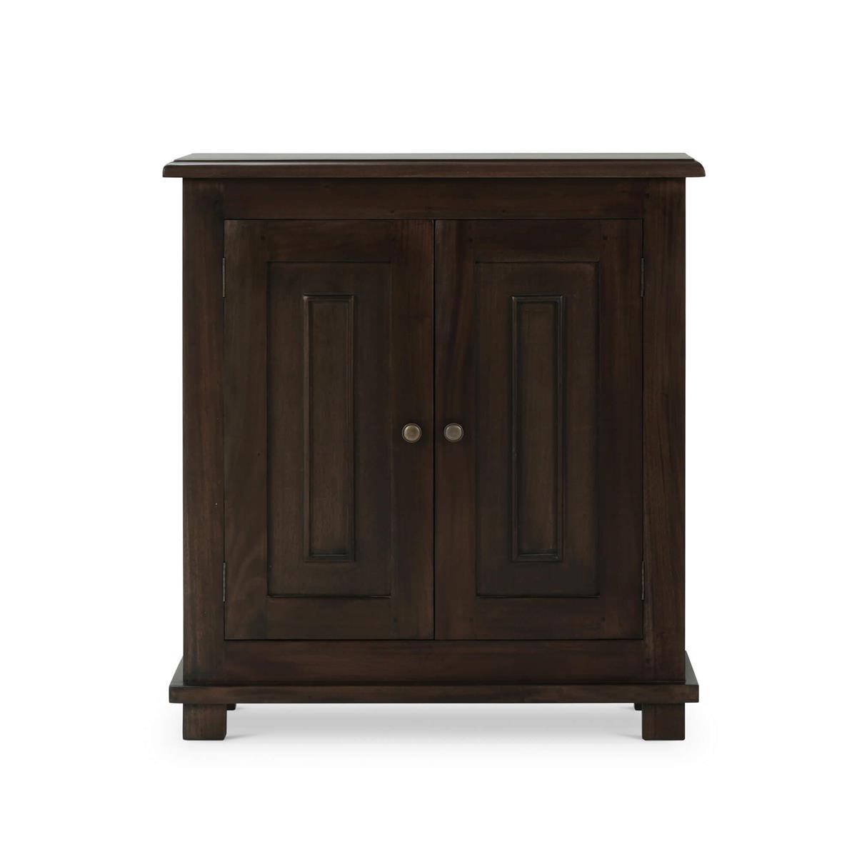 Bramble Osborn Narrow 2 Door Cabinet — Dark Walnut