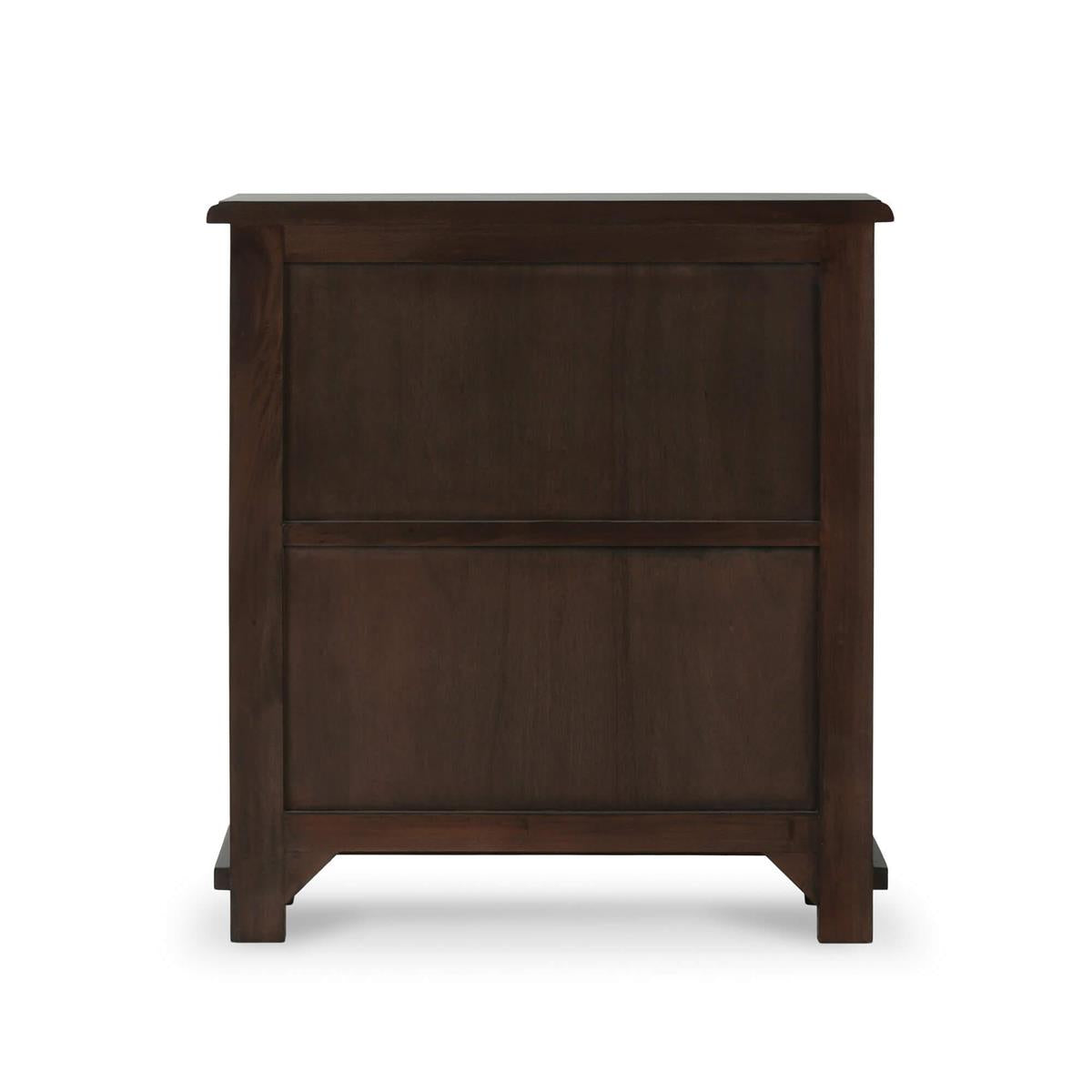 Bramble Osborn Narrow 2 Door Cabinet — Dark Walnut
