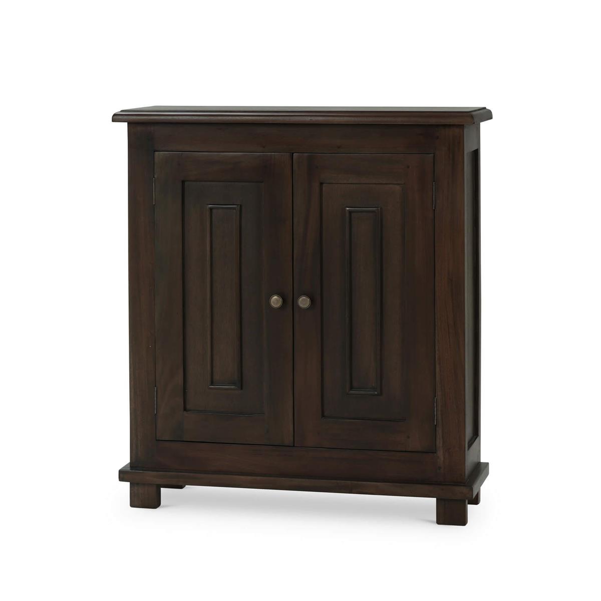 Bramble Osborn Narrow 2 Door Cabinet — Dark Walnut